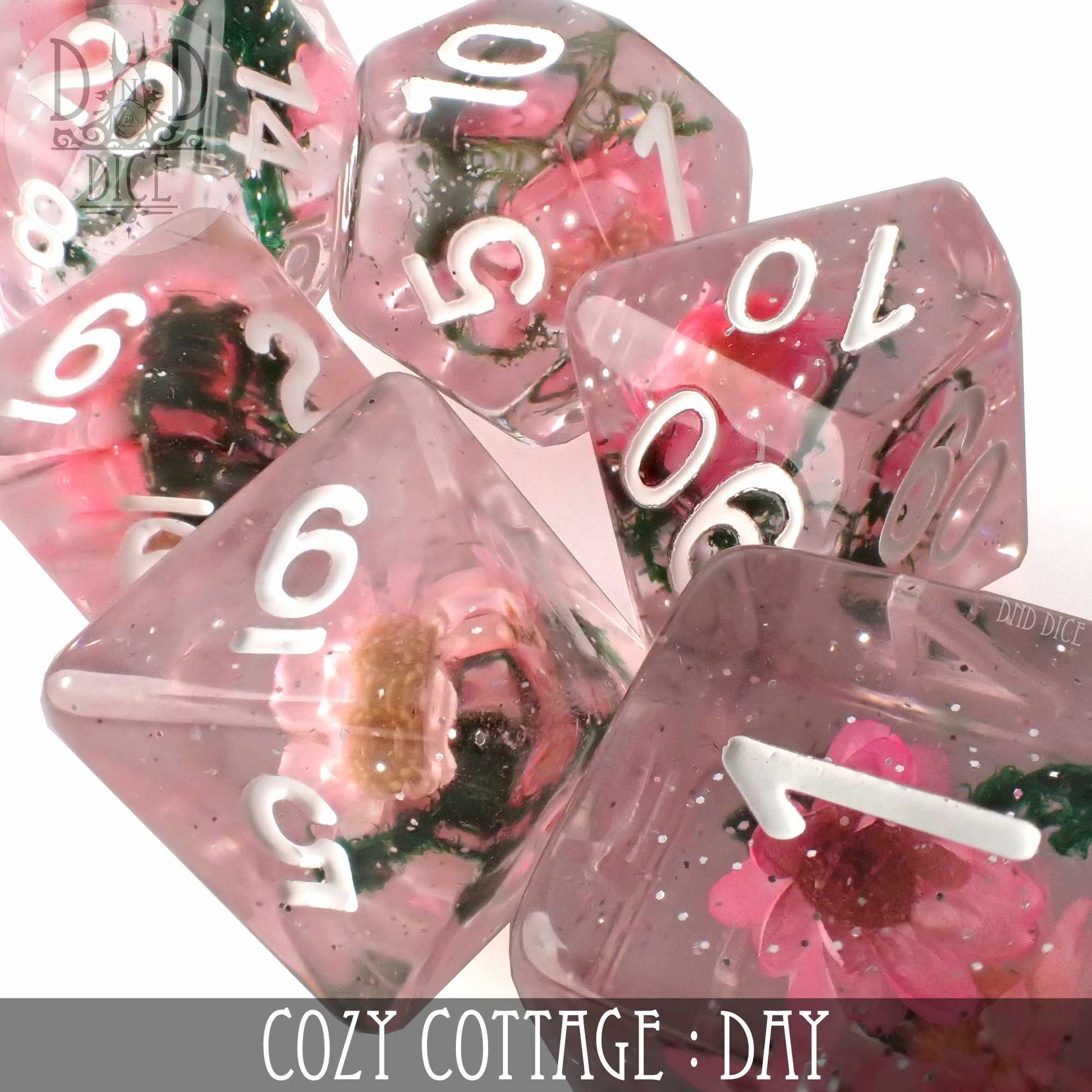 Cozy Cottage Day Dice Set - Premium Dice Sets & Games from DND DICE - Just $15! Shop now at Game Crave Tournament Store