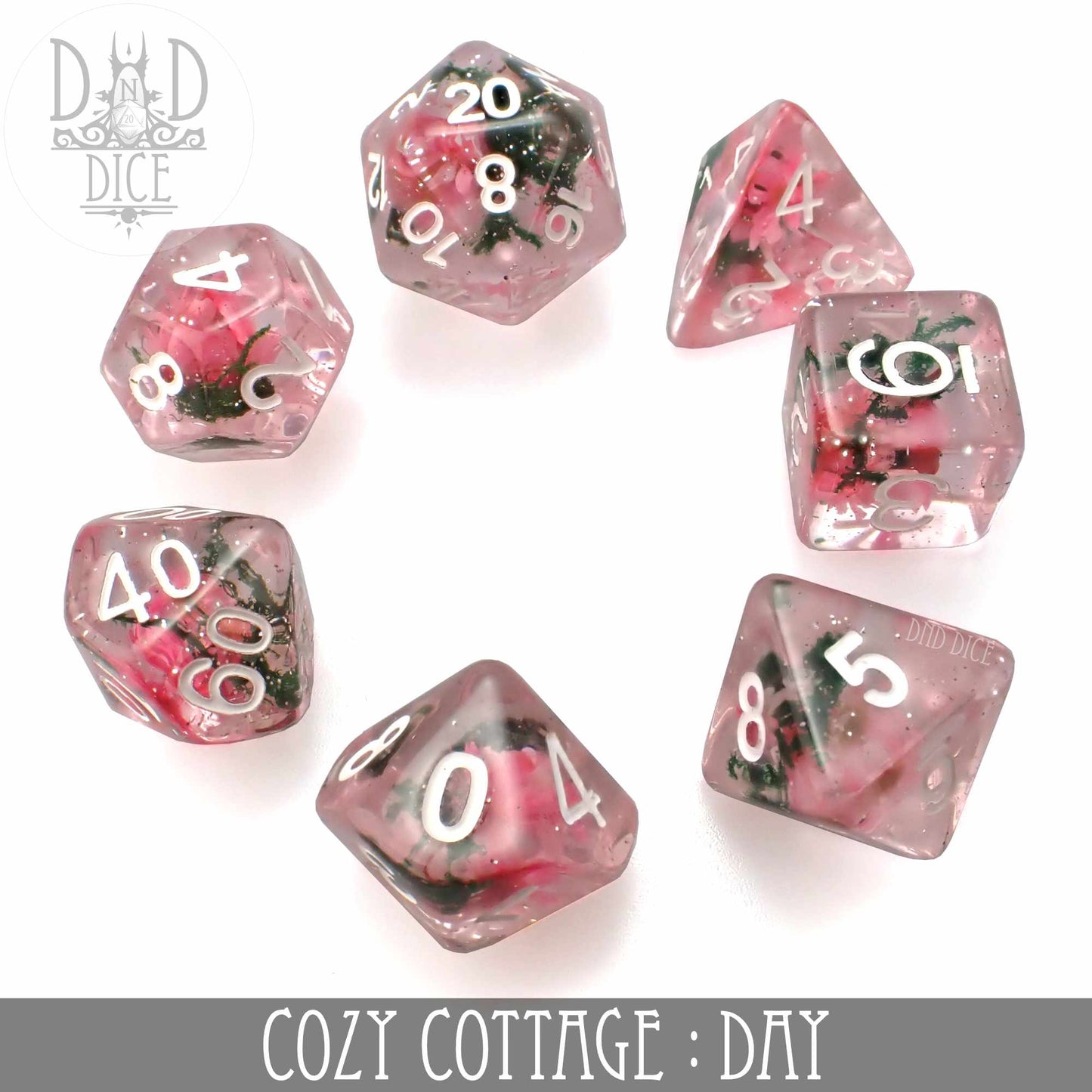 Cozy Cottage Day Dice Set - Premium Dice Sets & Games from DND DICE - Just $15! Shop now at Game Crave Tournament Store