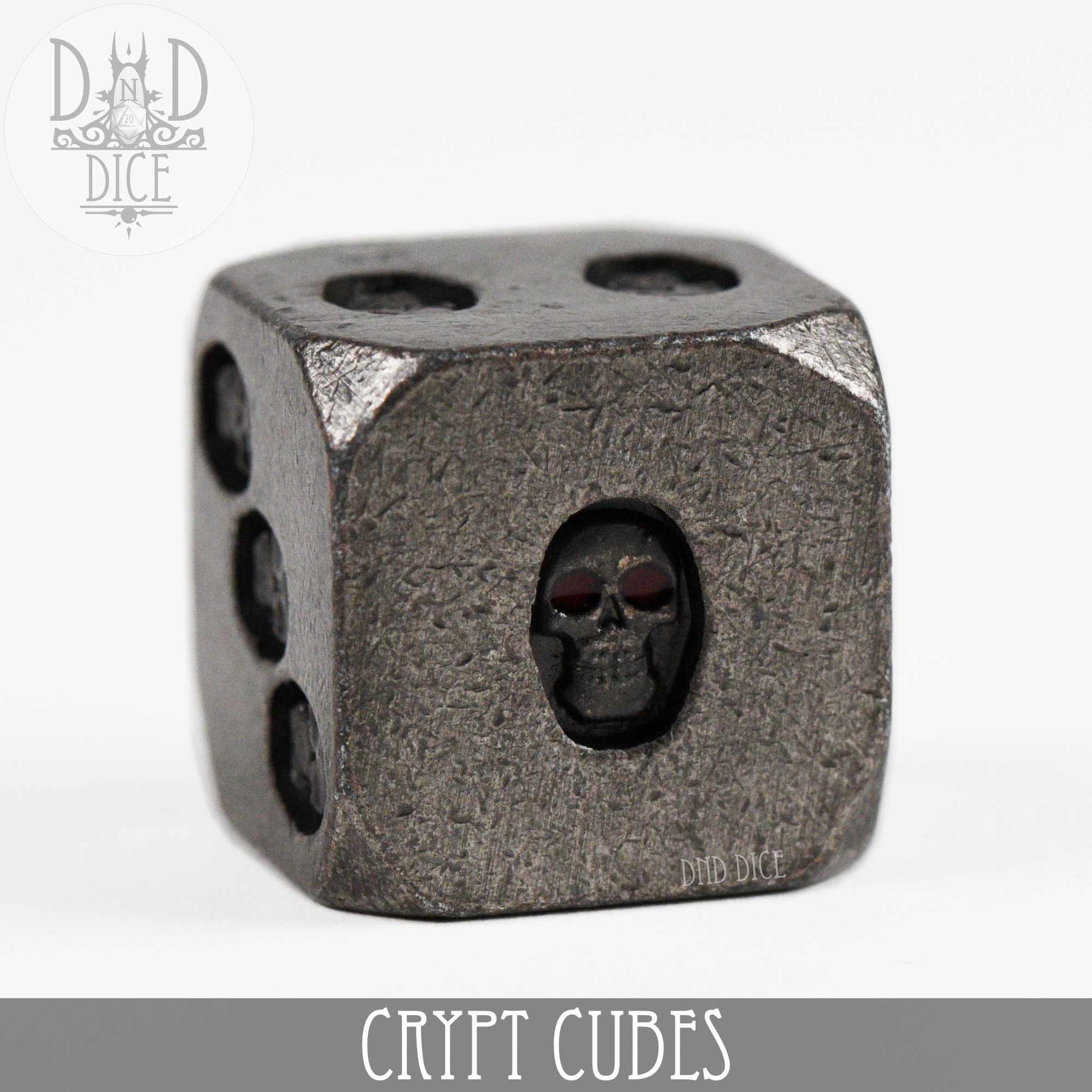 Crypt Cubes 6D6 Metal Dice Set - Premium Dice Sets & Games from DND DICE - Just $32! Shop now at Game Crave Tournament Store