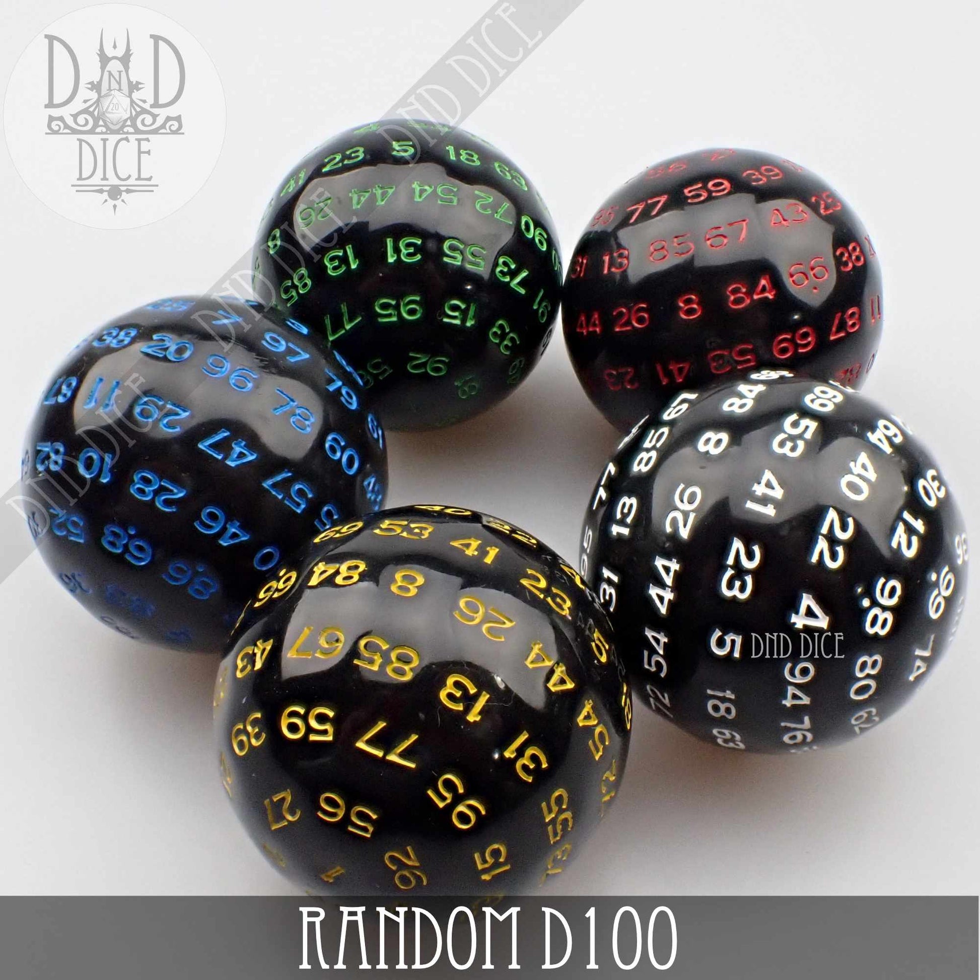 D100 Single Oversize Dice (Random Color) - Premium Dice Sets & Games from DND DICE - Just $10! Shop now at Game Crave Tournament Store