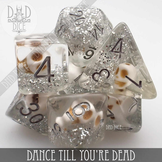 Dance Till You're Dead Dice Set - Premium Dice Sets & Games from DND DICE - Just $15! Shop now at Game Crave Tournament Store