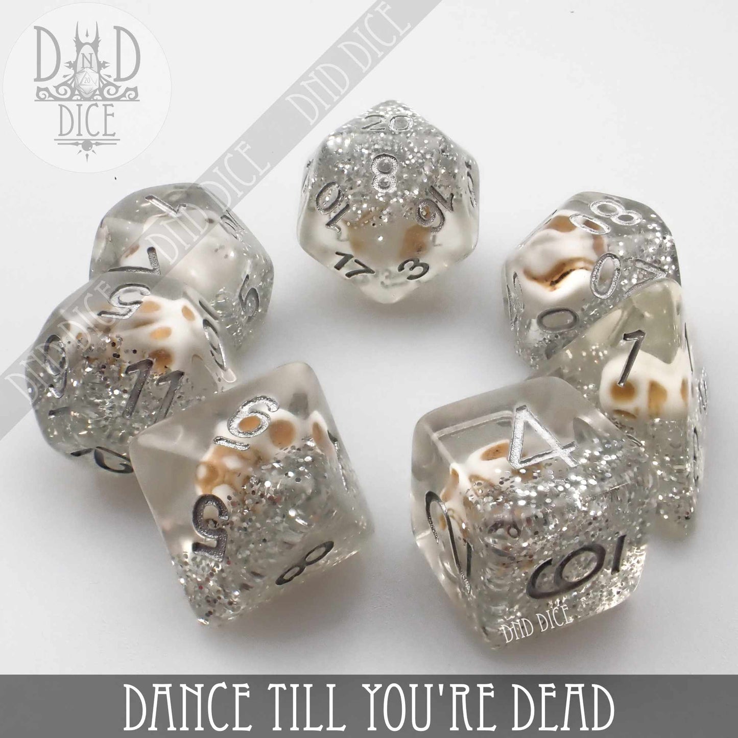 Dance Till You're Dead Dice Set - Premium Dice Sets & Games from DND DICE - Just $15! Shop now at Game Crave Tournament Store