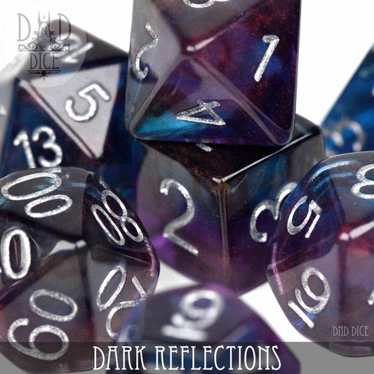 Dark Reflections Dice Set - Premium Dice Sets & Games from DND DICE - Just $10! Shop now at Game Crave Tournament Store