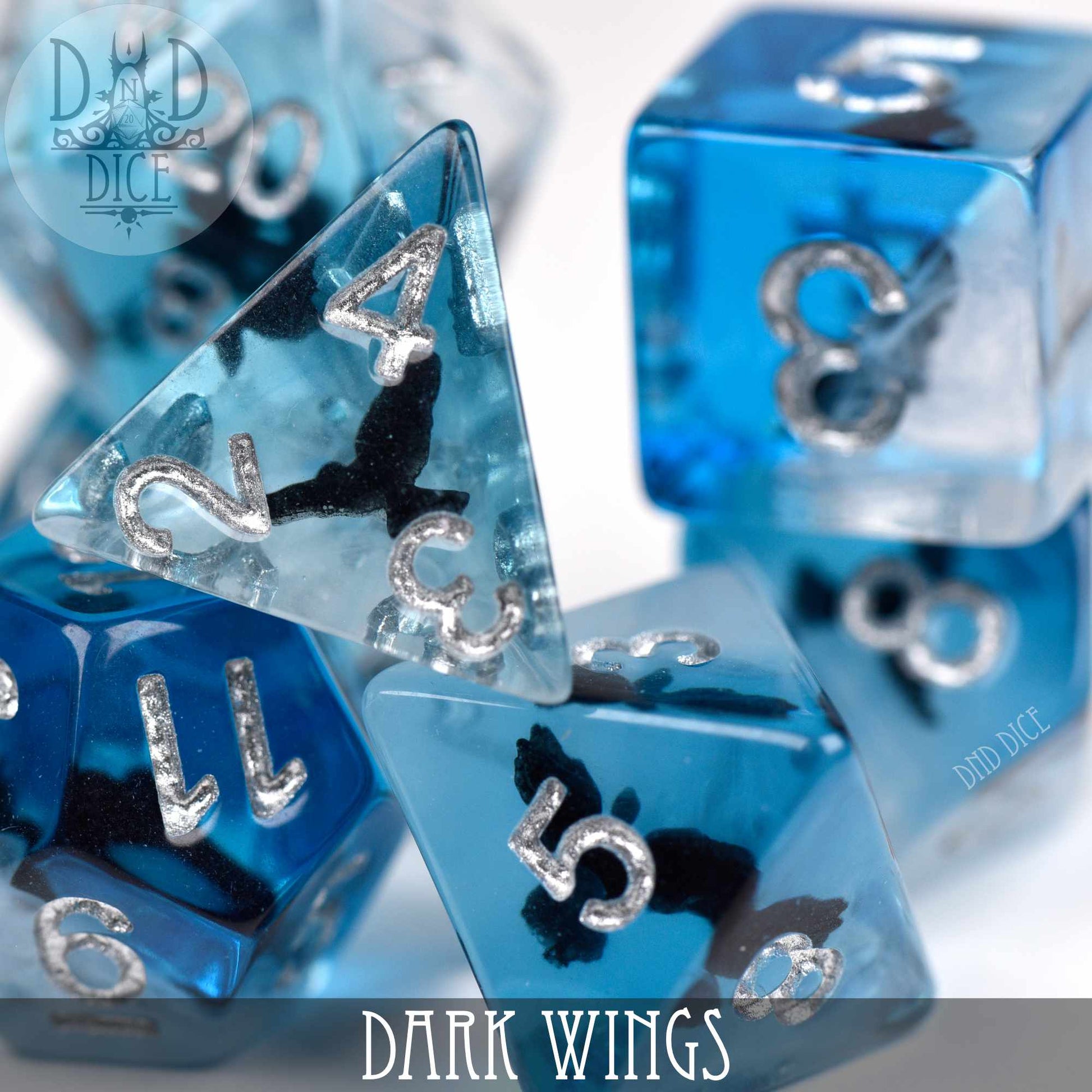 Dark Wings Dice Set - Premium Dice Sets & Games from DND DICE - Just $15! Shop now at Game Crave Tournament Store