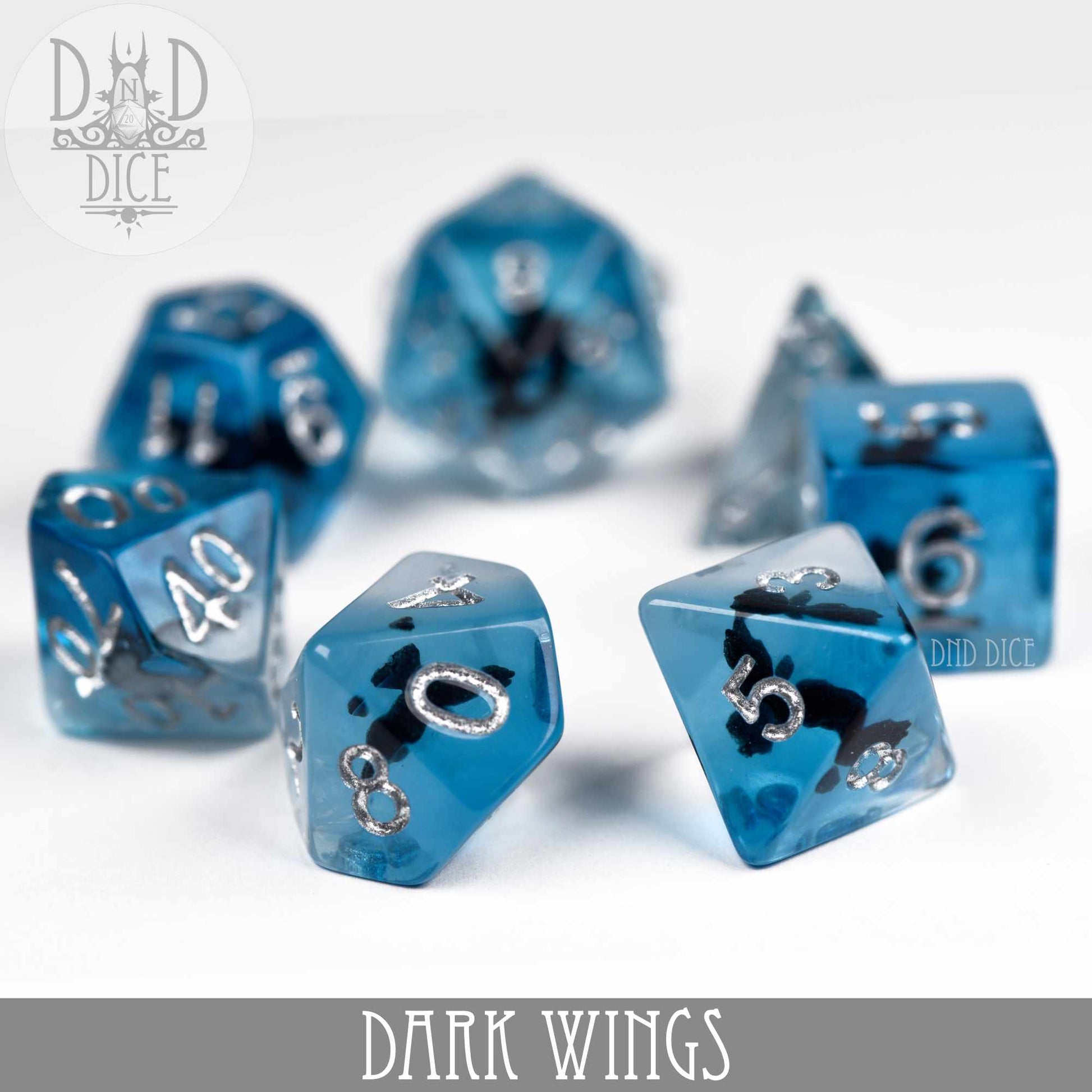 Dark Wings Dice Set - Premium Dice Sets & Games from DND DICE - Just $15! Shop now at Game Crave Tournament Store