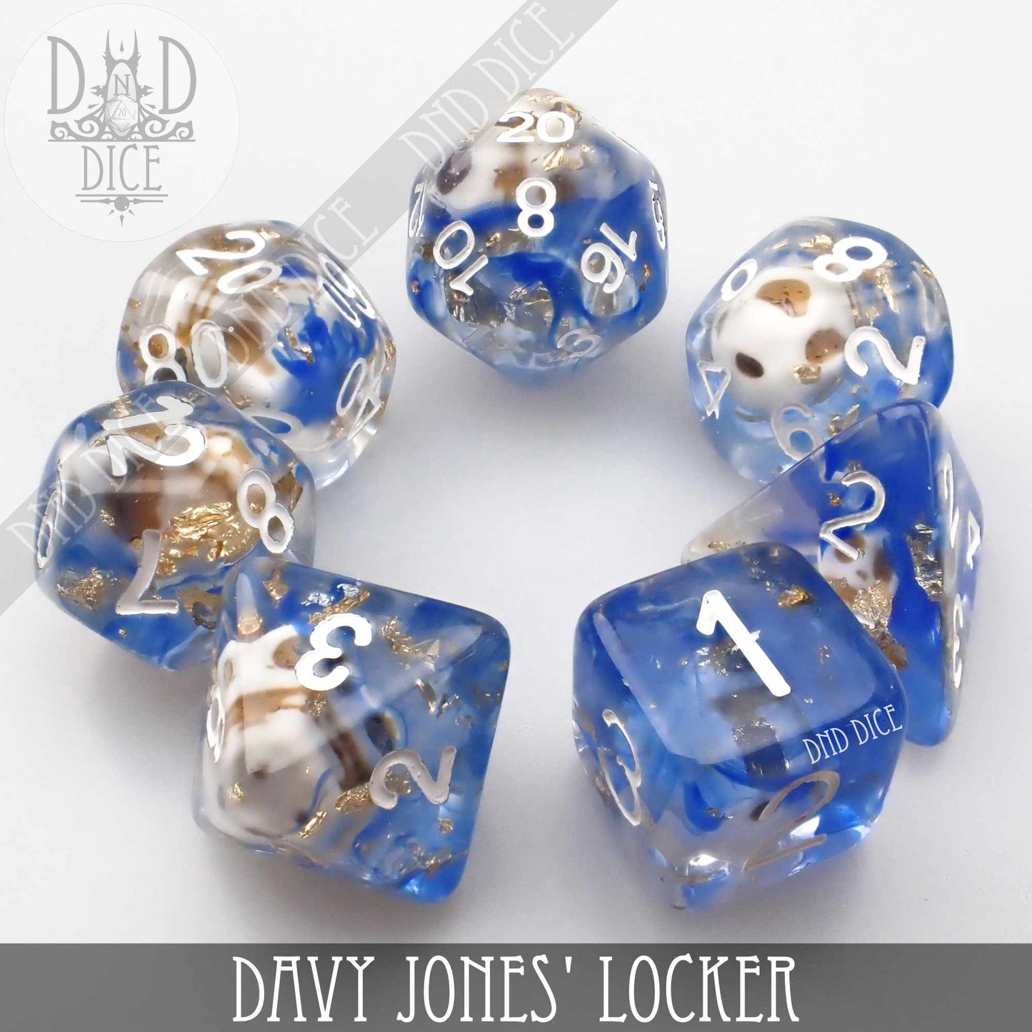 Davy Jones Locker Dice Set - Premium Dice Sets & Games from DND DICE - Just $15! Shop now at Game Crave Tournament Store