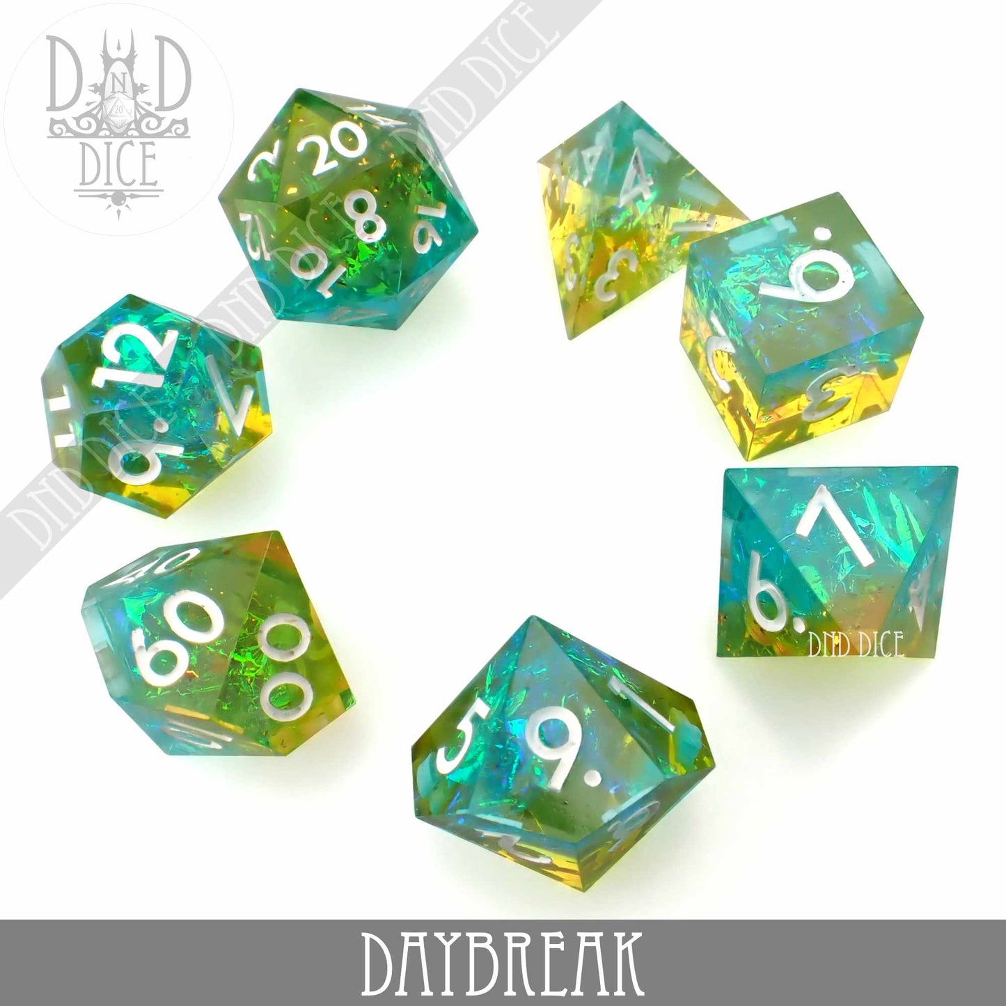 Daybreak Handmade Dice Set - Premium Dice Sets & Games from DND DICE - Just $35! Shop now at Game Crave Tournament Store