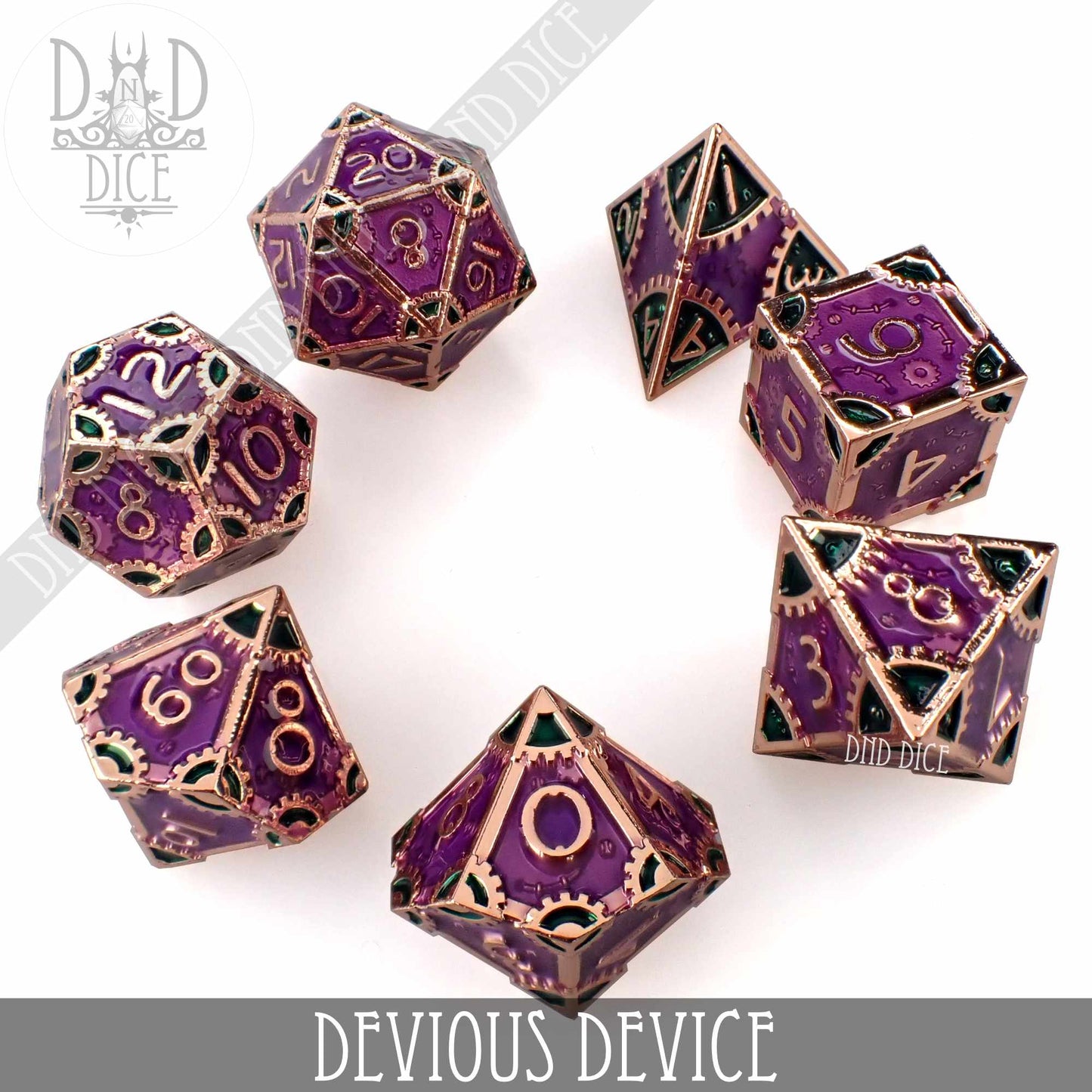 Devious Device Metal Dice Set - Premium Dice Sets & Games from DND DICE - Just $30! Shop now at Game Crave Tournament Store