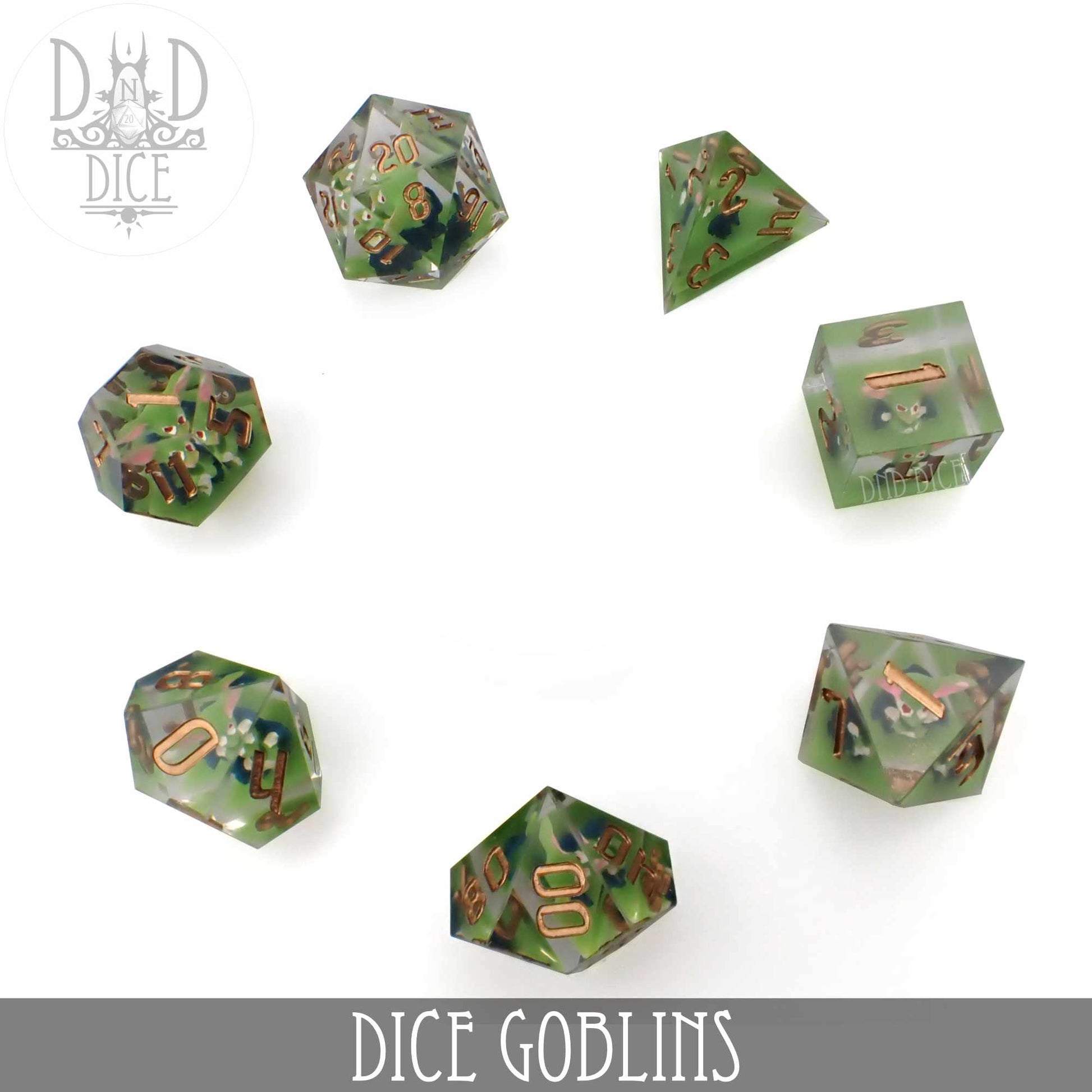 Tiny Goblins Handmade Dice Set - Premium Dice Sets & Games from DND DICE - Just $35! Shop now at Game Crave Tournament Store