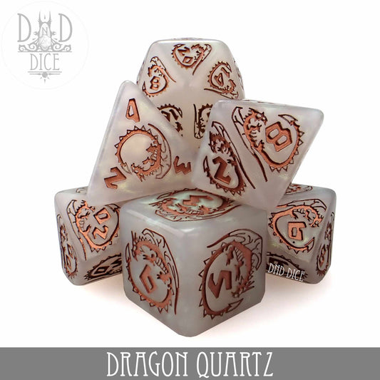 Dragon Quartz Dice Set - Premium Dice Sets & Games from DND DICE - Just $14! Shop now at Game Crave Tournament Store