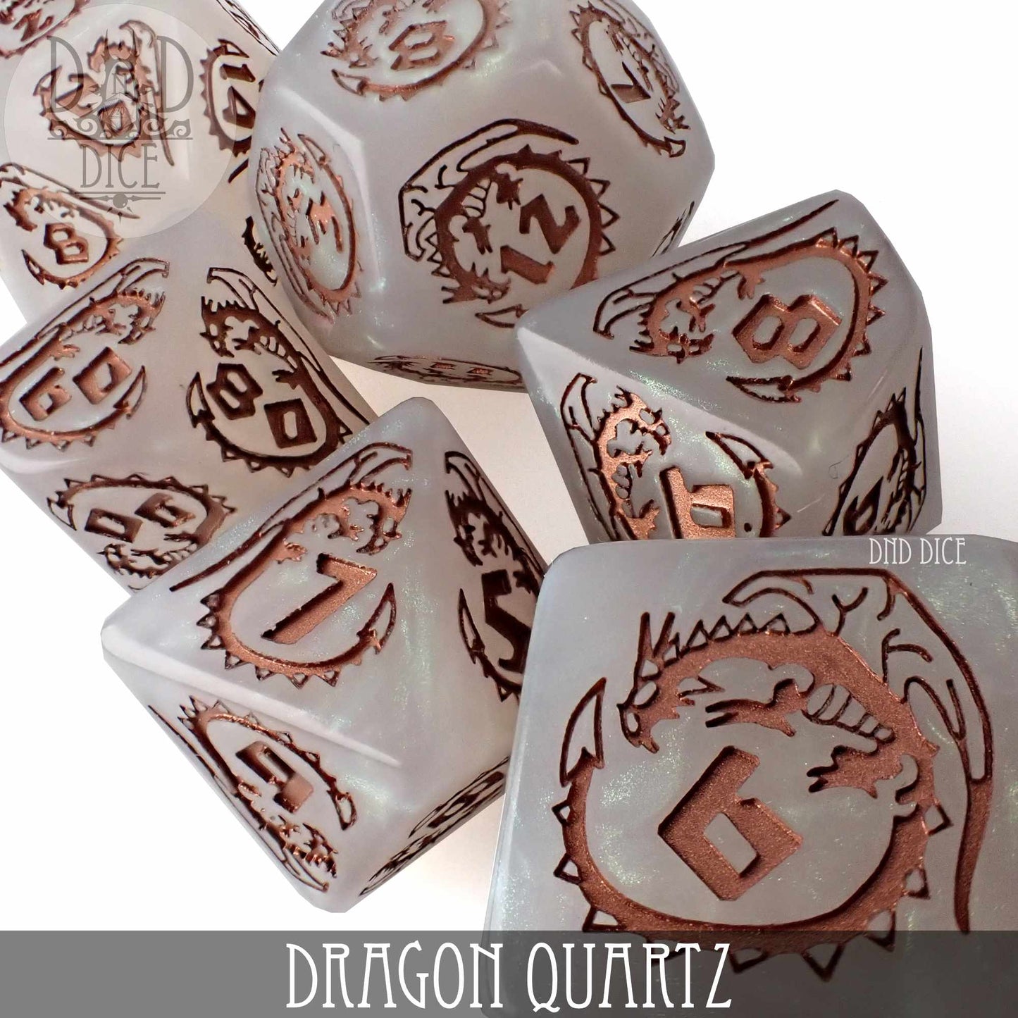 Dragon Quartz Dice Set - Premium Dice Sets & Games from DND DICE - Just $14! Shop now at Game Crave Tournament Store