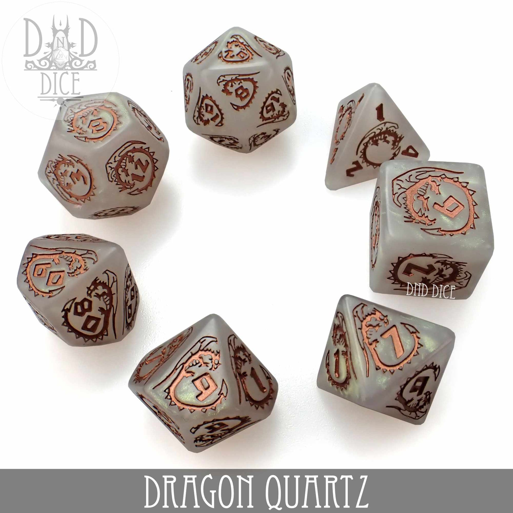 Dragon Quartz Dice Set - Premium Dice Sets & Games from DND DICE - Just $14! Shop now at Game Crave Tournament Store