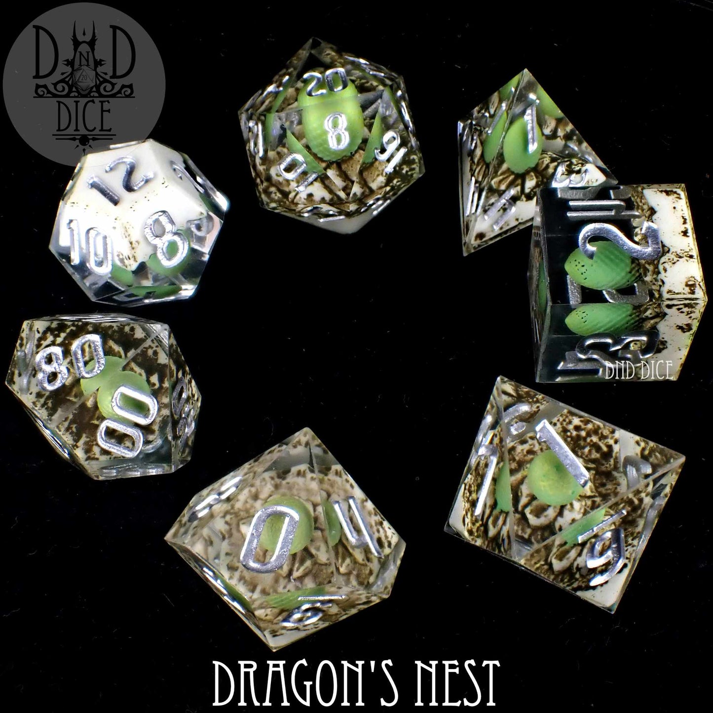 Dragon's Nest Handmade Dice Set - Premium Dice Sets & Games from DND DICE - Just $35! Shop now at Game Crave Tournament Store