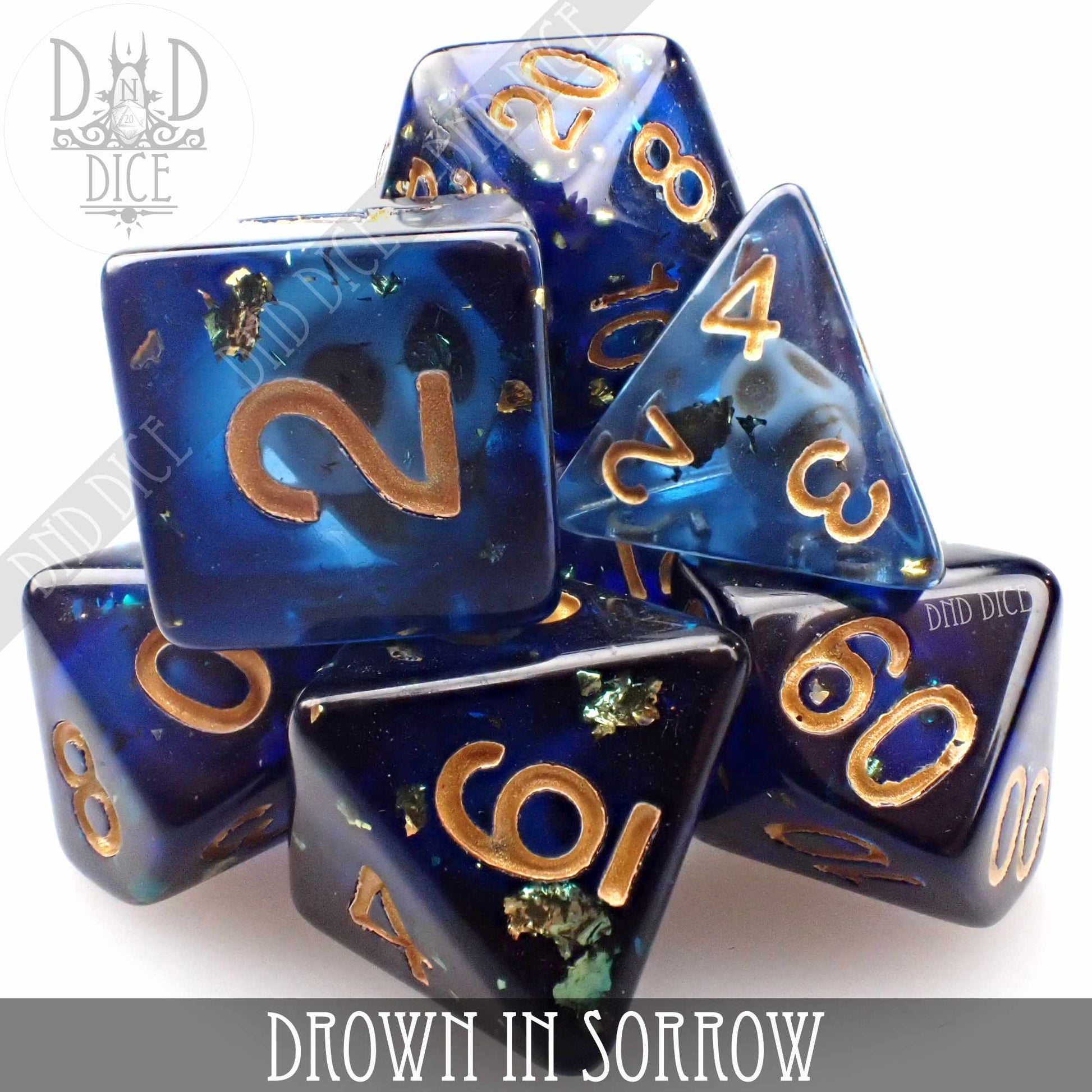 Drown in Sorrow Dice Set - Premium Dice Sets & Games from DND DICE - Just $15! Shop now at Game Crave Tournament Store