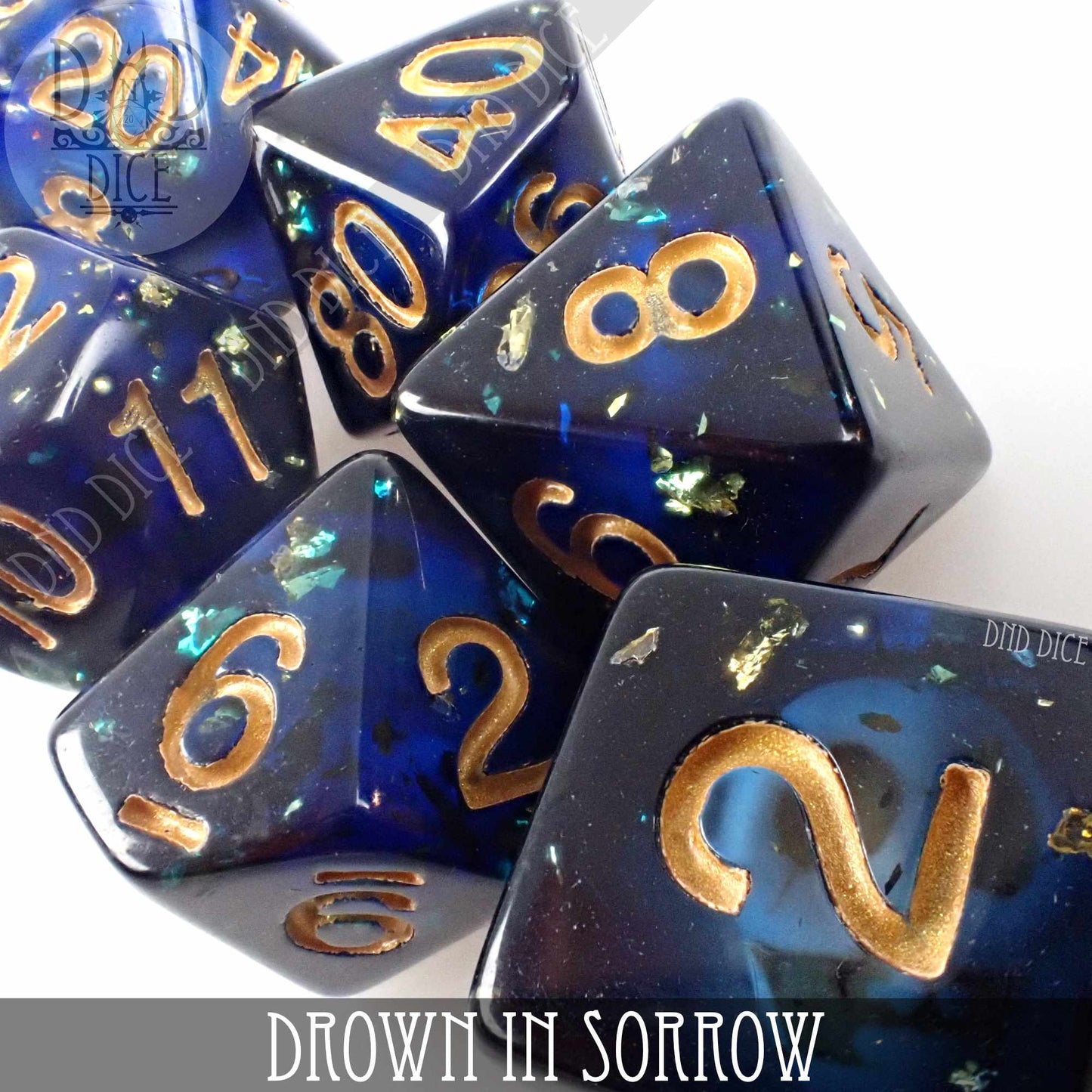 Drown in Sorrow Dice Set - Premium Dice Sets & Games from DND DICE - Just $15! Shop now at Game Crave Tournament Store