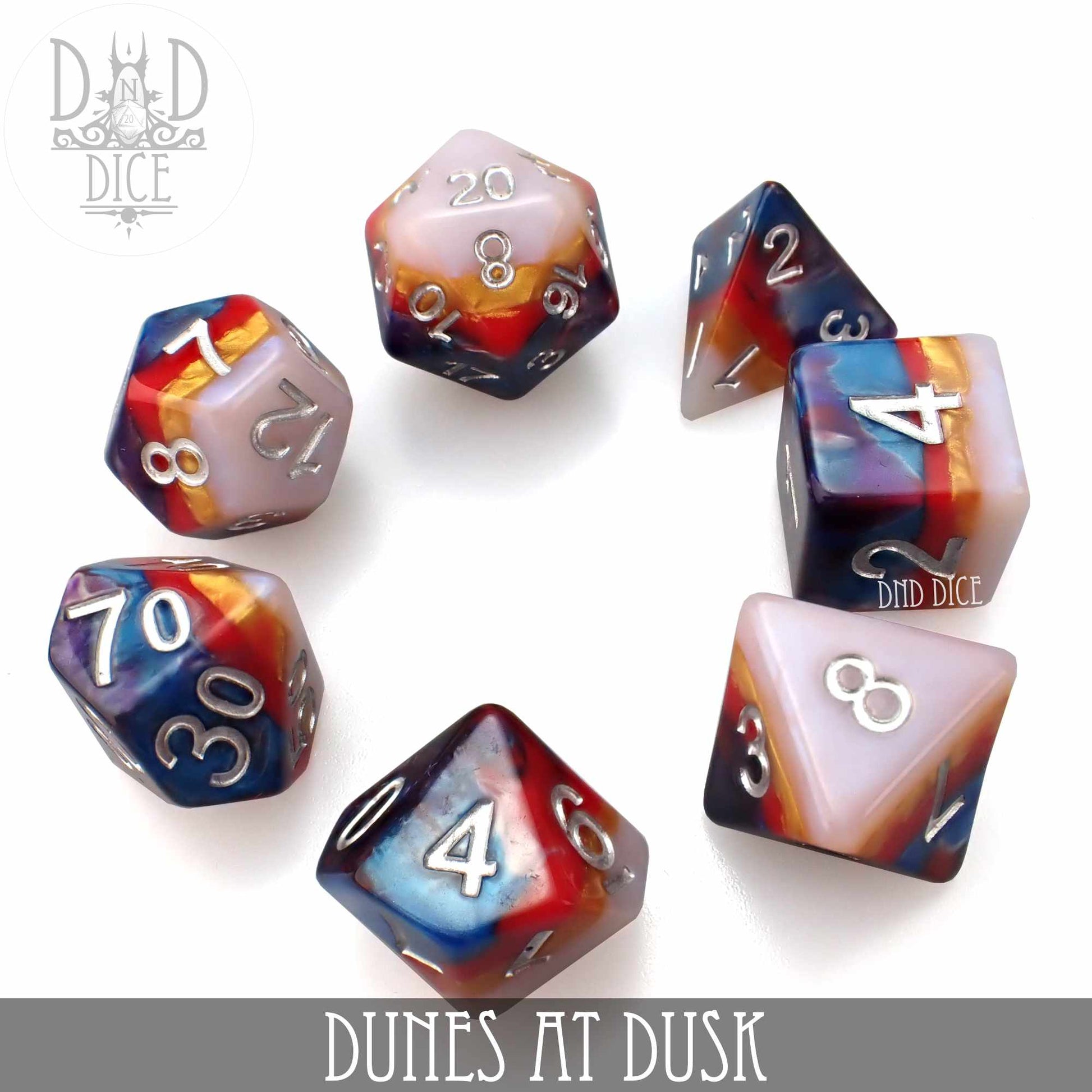 Dunes at Dusk Dice Set - Premium Dice Sets & Games from DND DICE - Just $12! Shop now at Game Crave Tournament Store