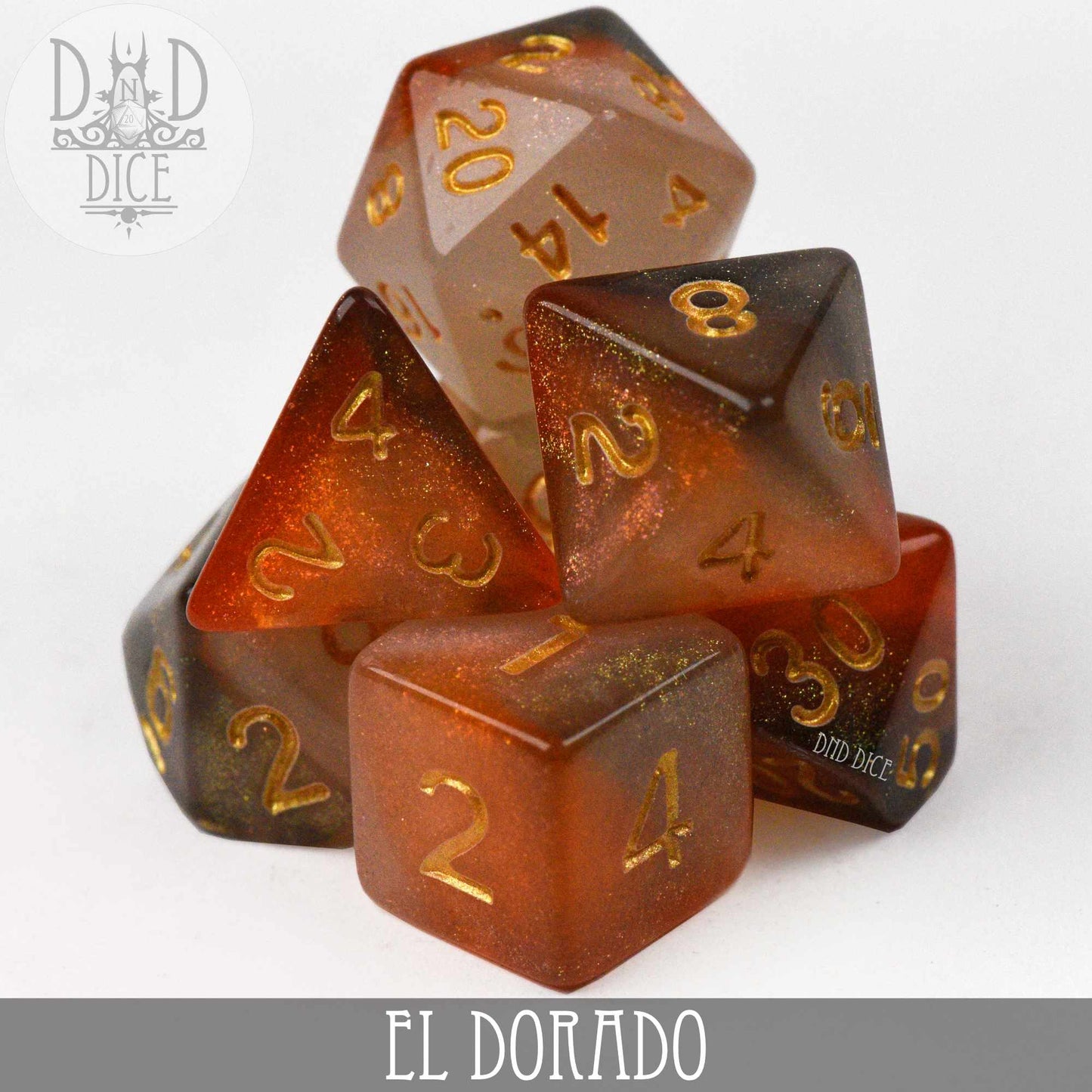 El Dorado Dice Set - Premium Dice Sets & Games from DND DICE - Just $9! Shop now at Game Crave Tournament Store