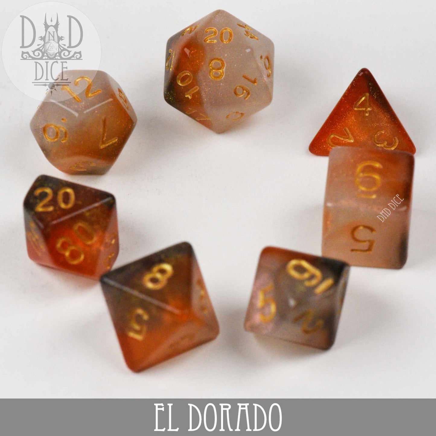 El Dorado Dice Set - Premium Dice Sets & Games from DND DICE - Just $9! Shop now at Game Crave Tournament Store