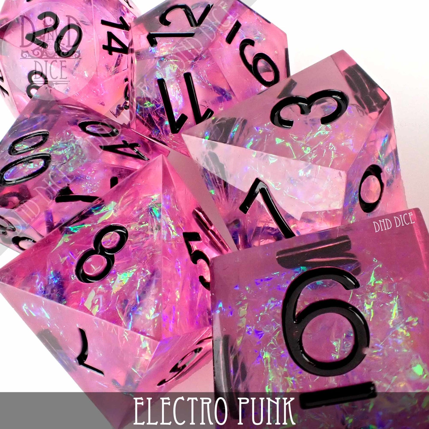 Electro Punk Handmade Dice Set - Premium Dice Sets & Games from DND DICE - Just $35! Shop now at Game Crave Tournament Store