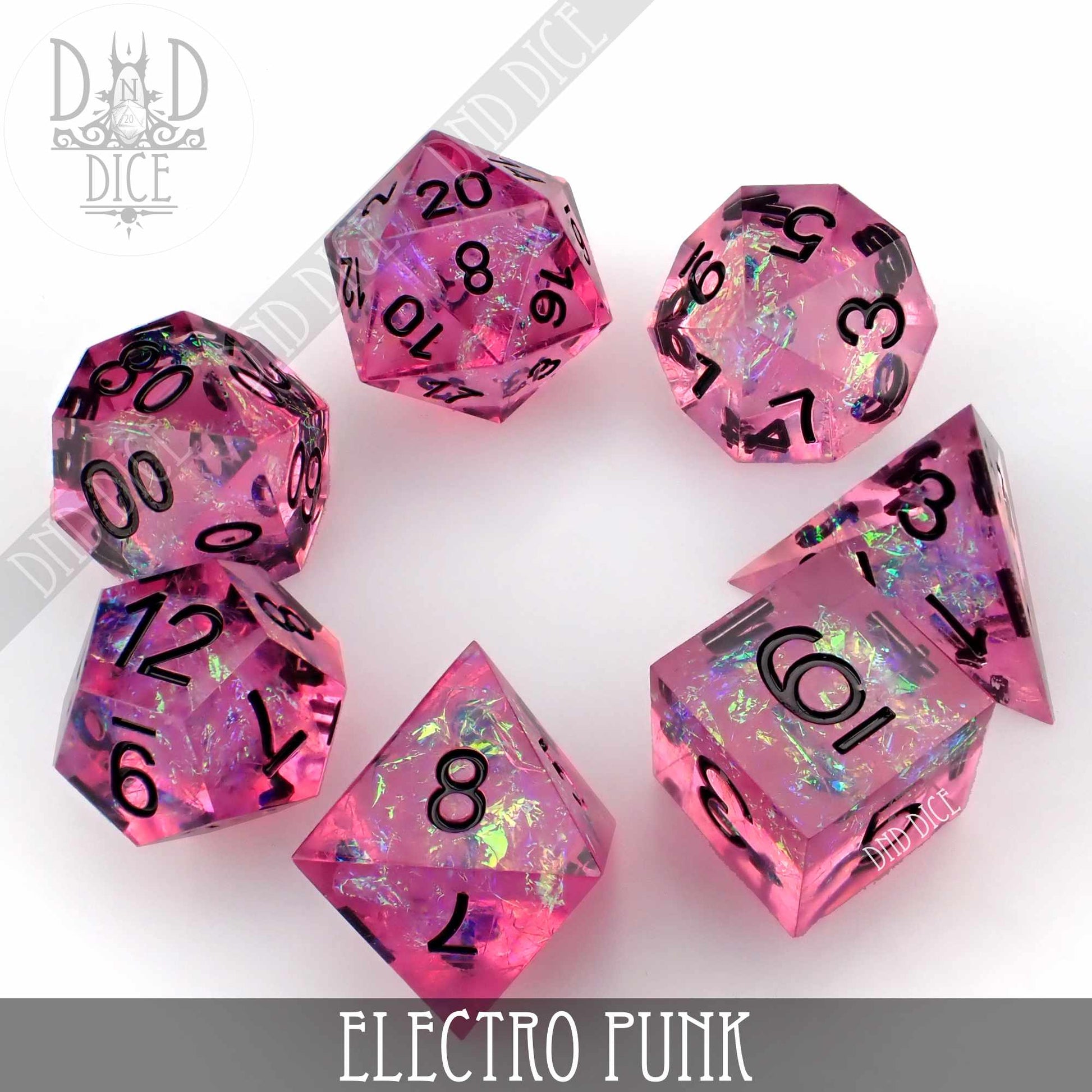 Electro Punk Handmade Dice Set - Premium Dice Sets & Games from DND DICE - Just $35! Shop now at Game Crave Tournament Store