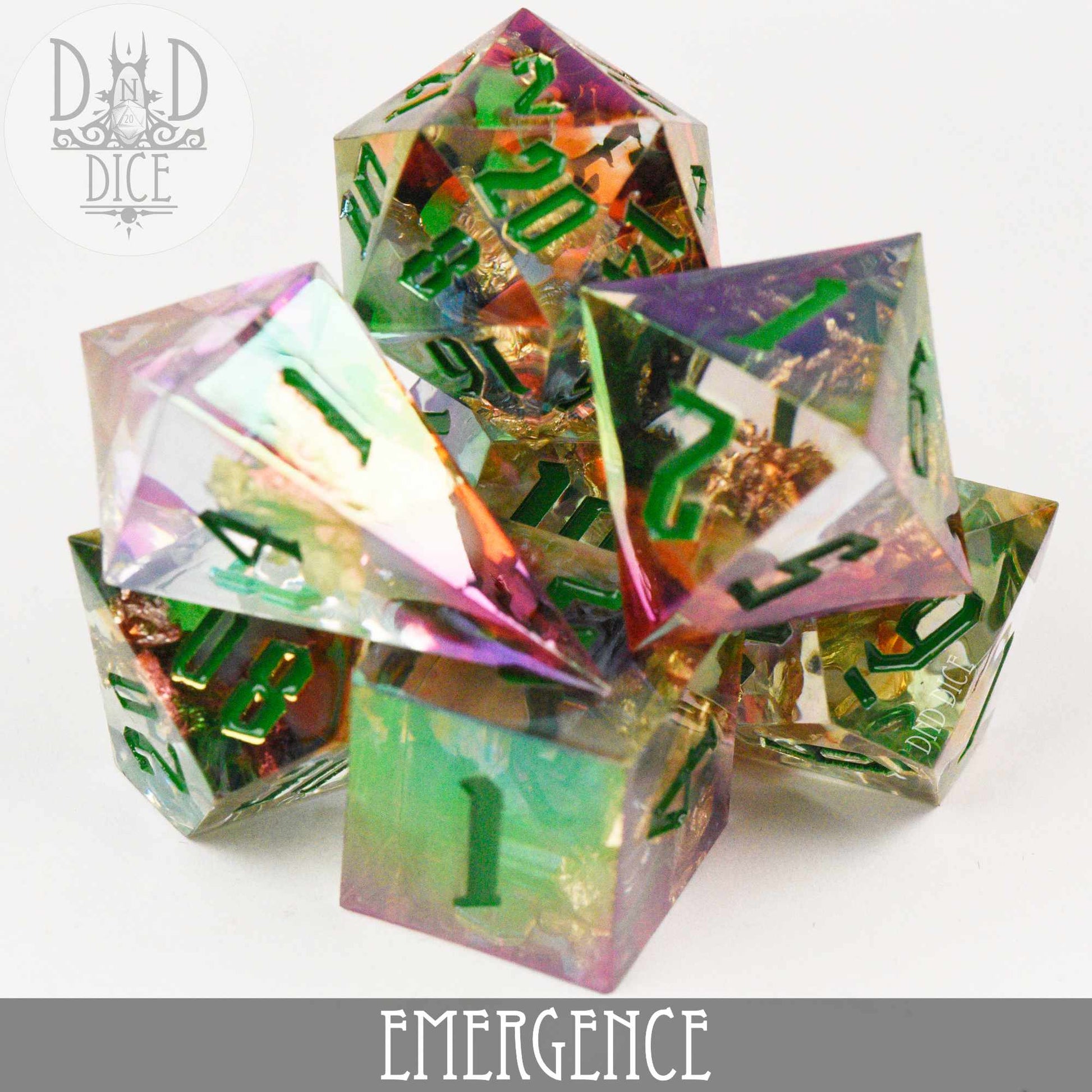 Emergence Handmade Dice Set - Premium Dice Sets & Games from DND DICE - Just $40! Shop now at Game Crave Tournament Store