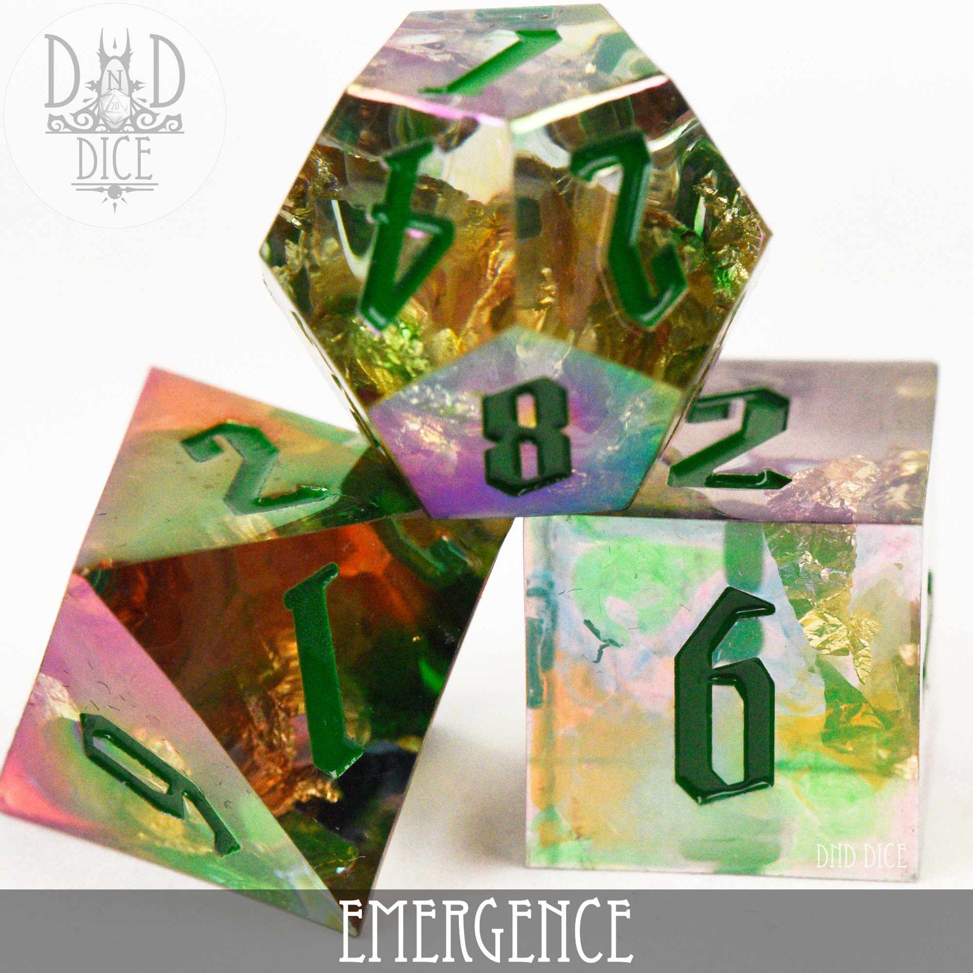 Emergence Handmade Dice Set - Premium Dice Sets & Games from DND DICE - Just $40! Shop now at Game Crave Tournament Store