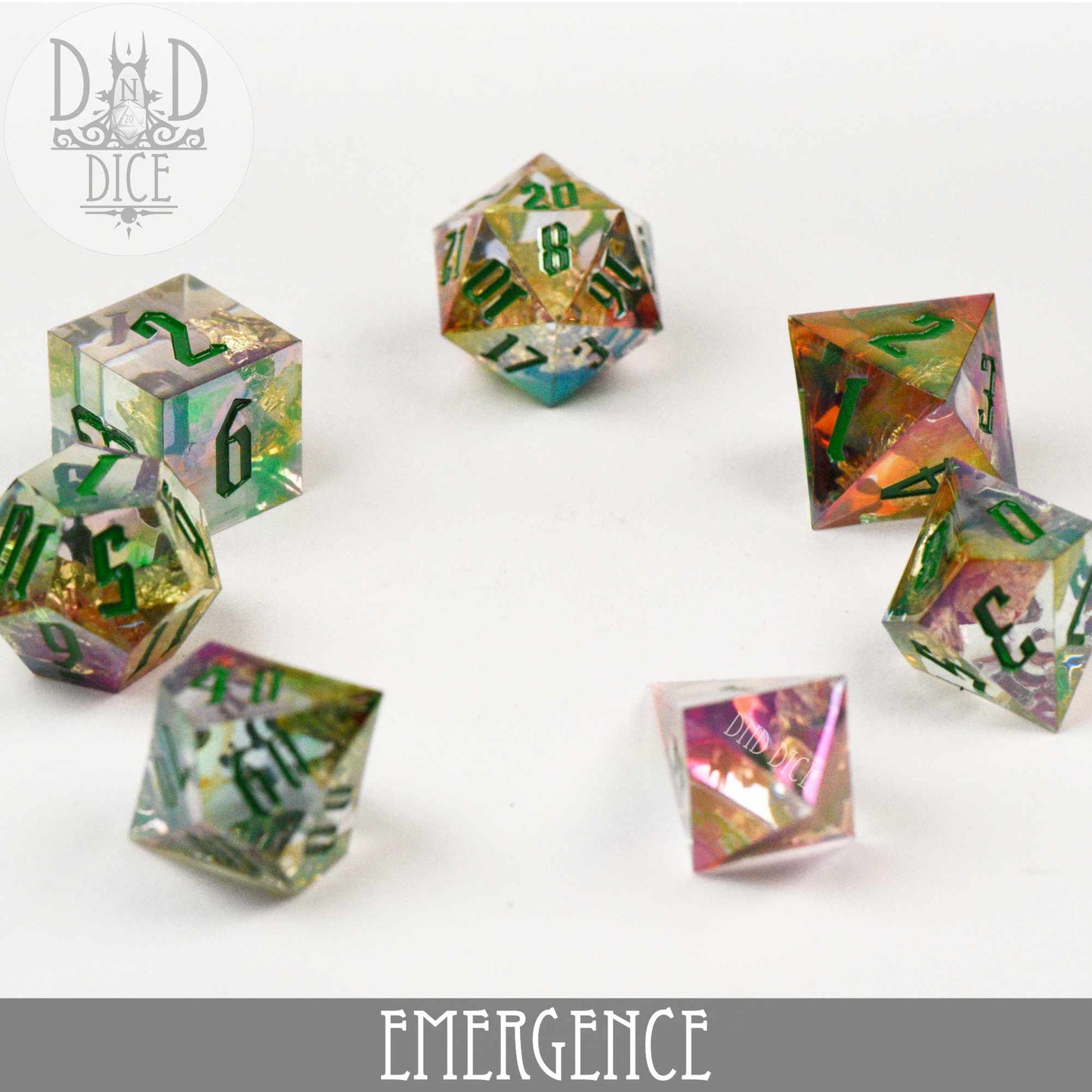 Emergence Handmade Dice Set - Premium Dice Sets & Games from DND DICE - Just $40! Shop now at Game Crave Tournament Store