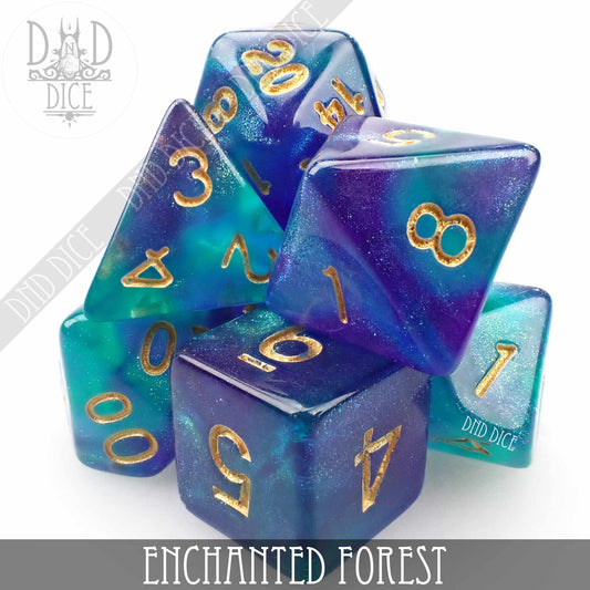 Enchanted Forest Dice Set - Premium Dice Sets & Games from DND DICE - Just $10! Shop now at Game Crave Tournament Store