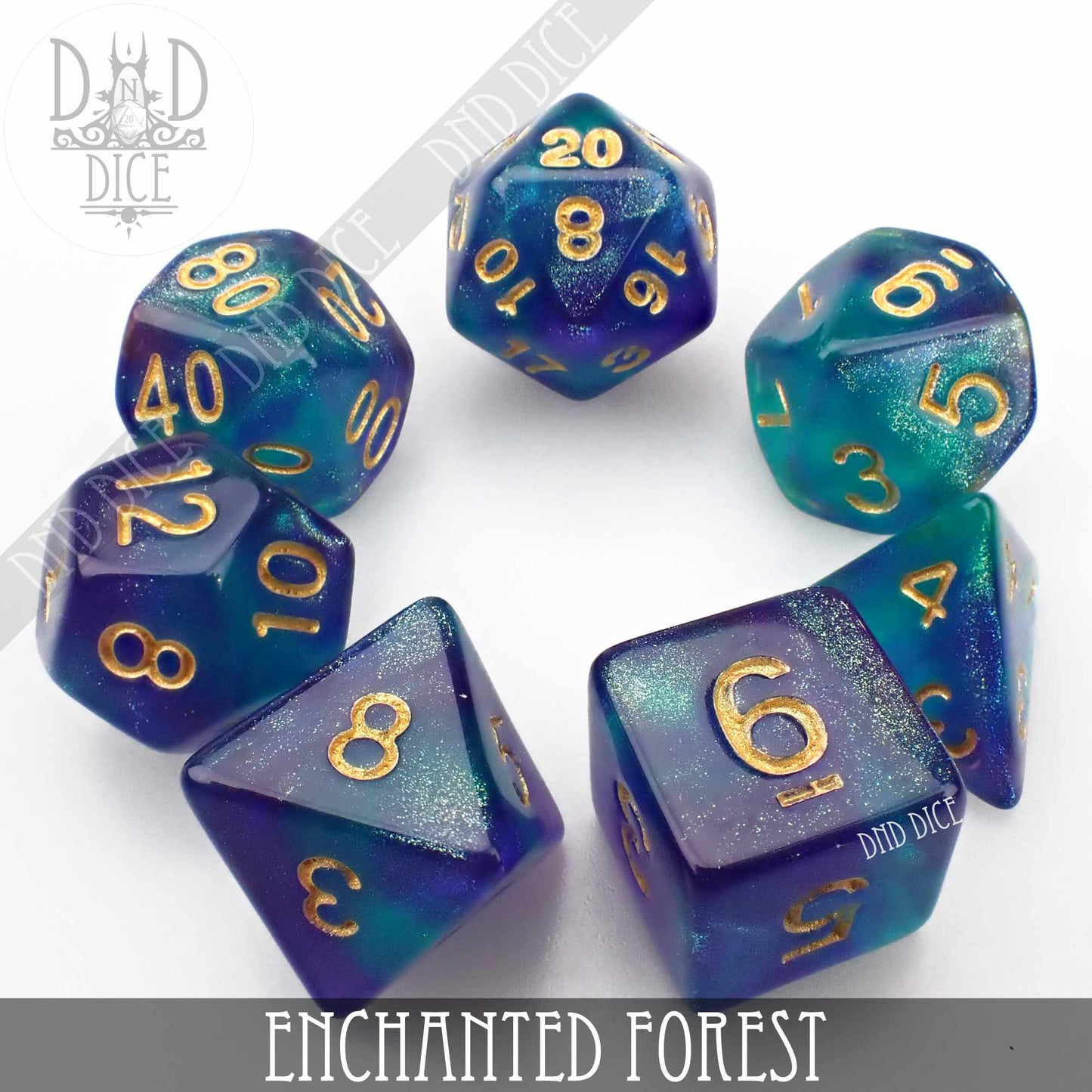 Enchanted Forest Dice Set - Premium Dice Sets & Games from DND DICE - Just $10! Shop now at Game Crave Tournament Store