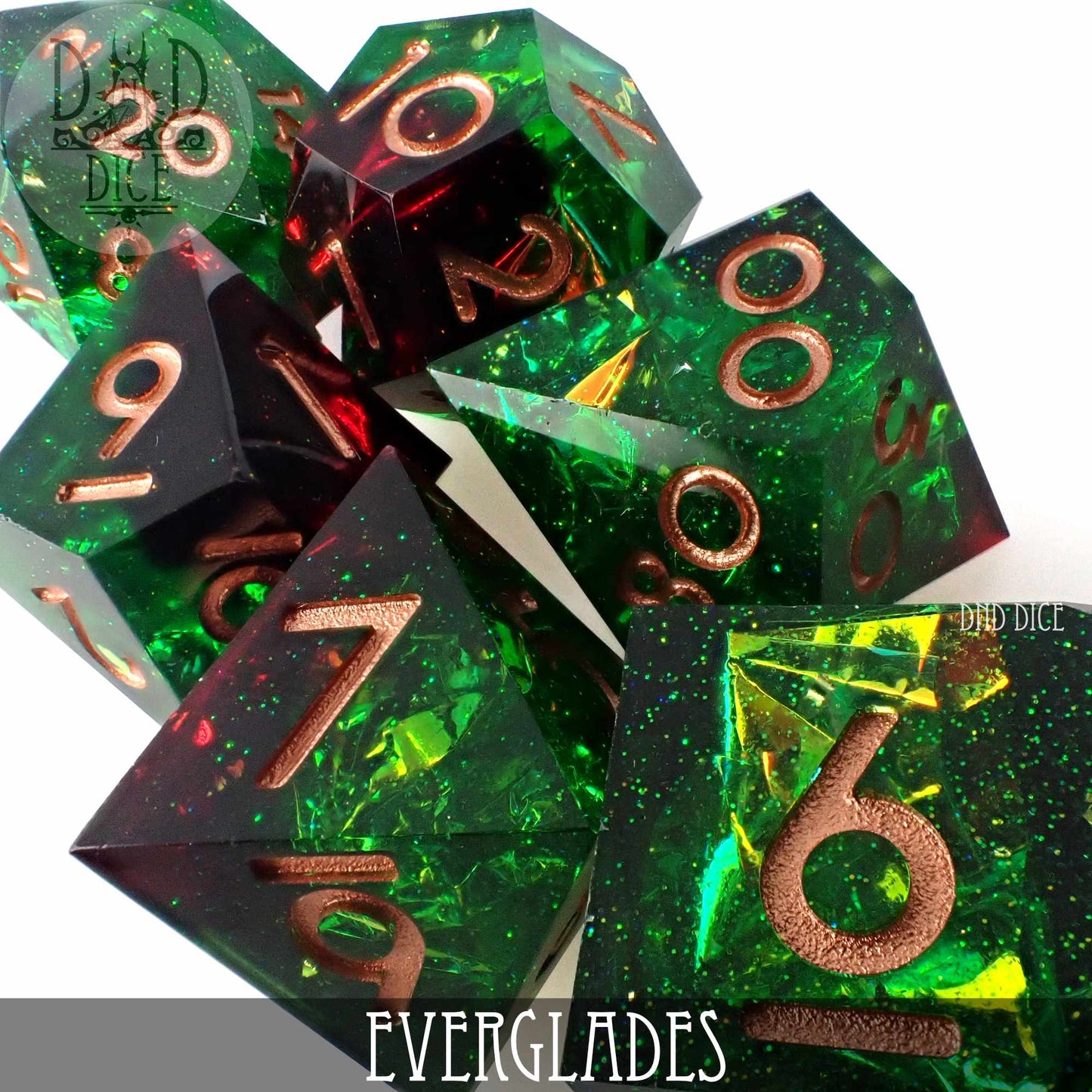 Everglades Handmade Dice Set - Premium Dice Sets & Games from DND DICE - Just $35! Shop now at Game Crave Tournament Store