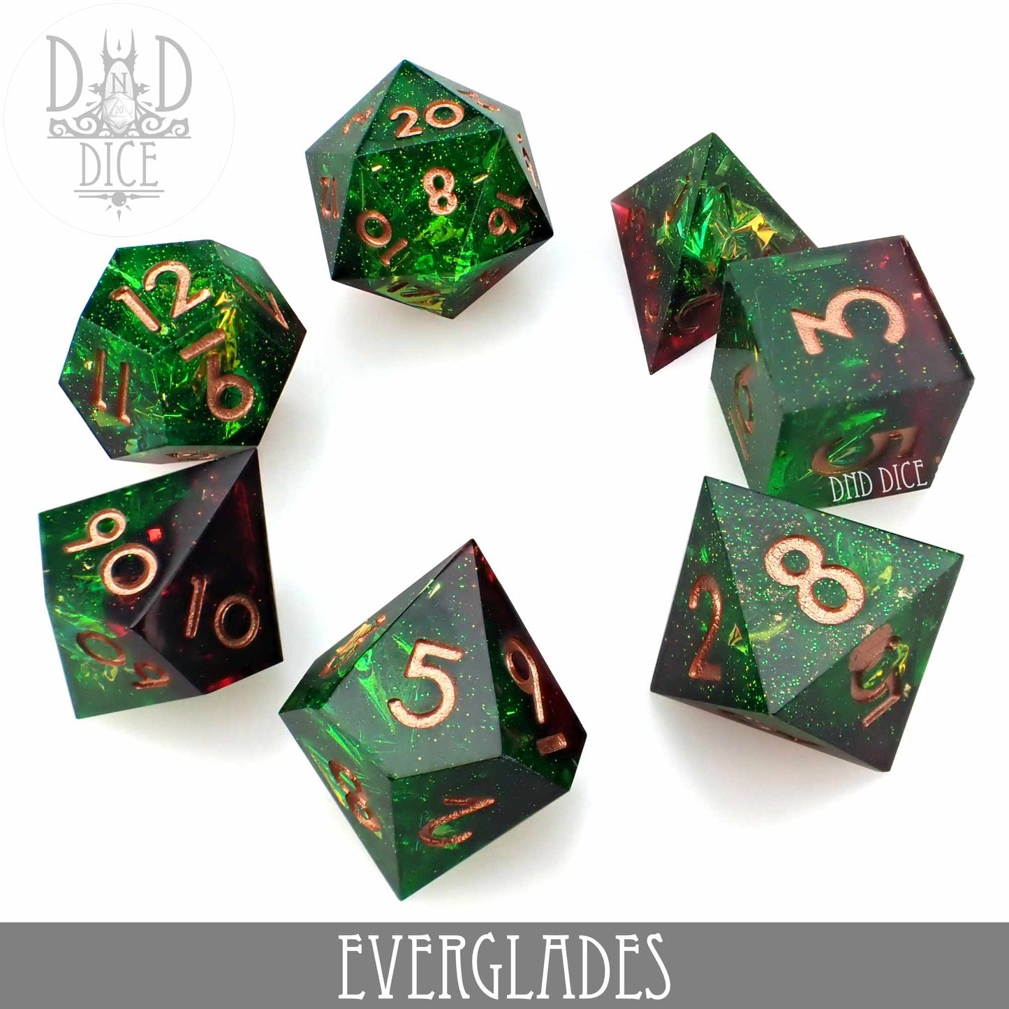 Everglades Handmade Dice Set - Premium Dice Sets & Games from DND DICE - Just $35! Shop now at Game Crave Tournament Store