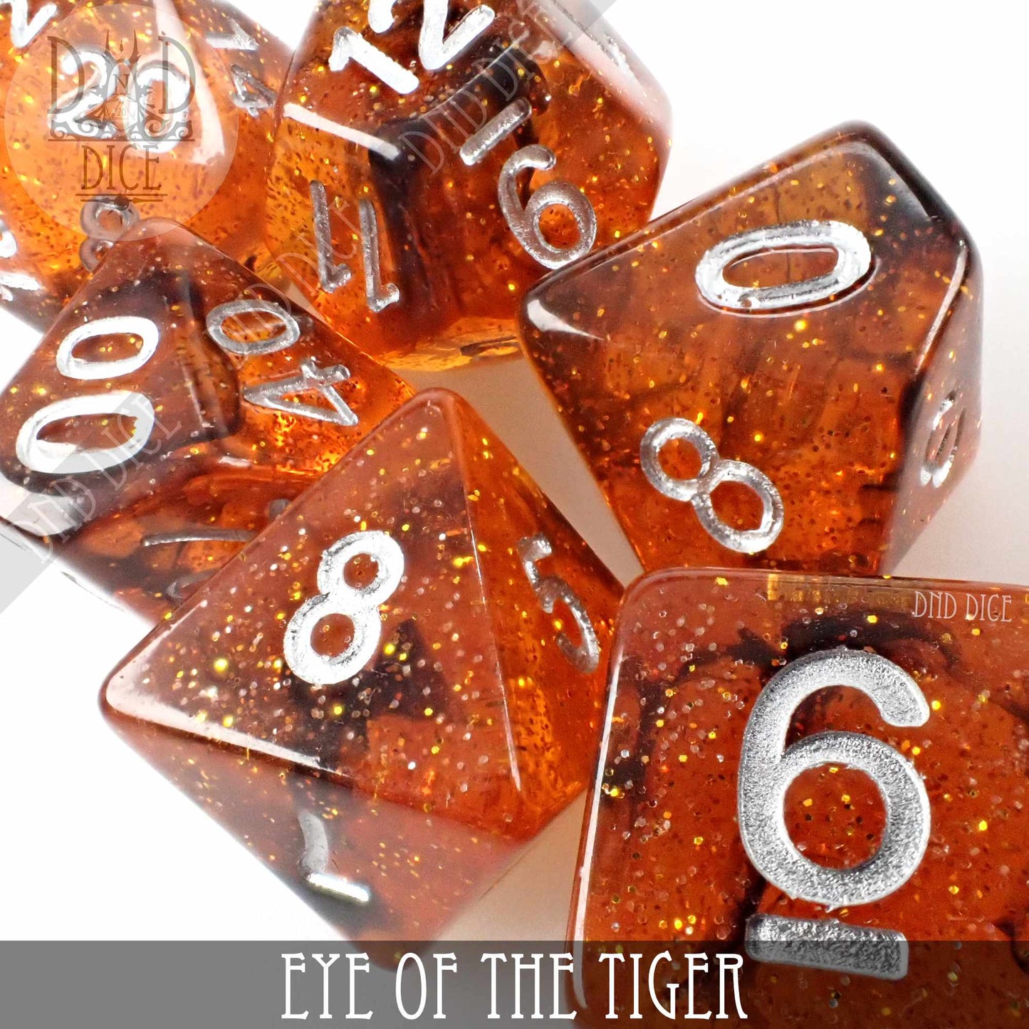 Eye of the Tiger Dice Set - Premium Dice Sets & Games from DND DICE - Just $8! Shop now at Game Crave Tournament Store