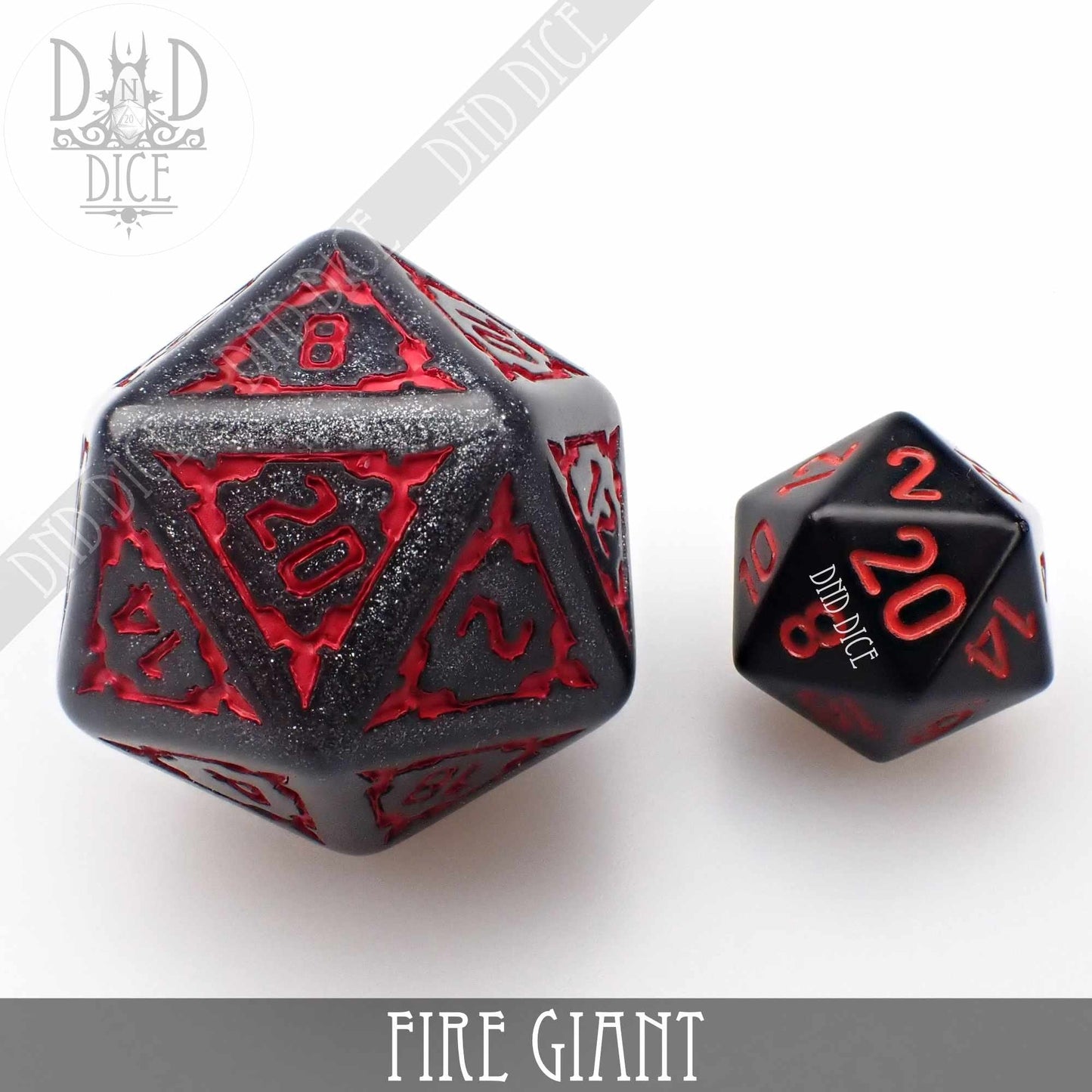 Fire Giant Dice Set (Oversize) - Premium Dice Sets & Games from DND DICE - Just $20! Shop now at Game Crave Tournament Store