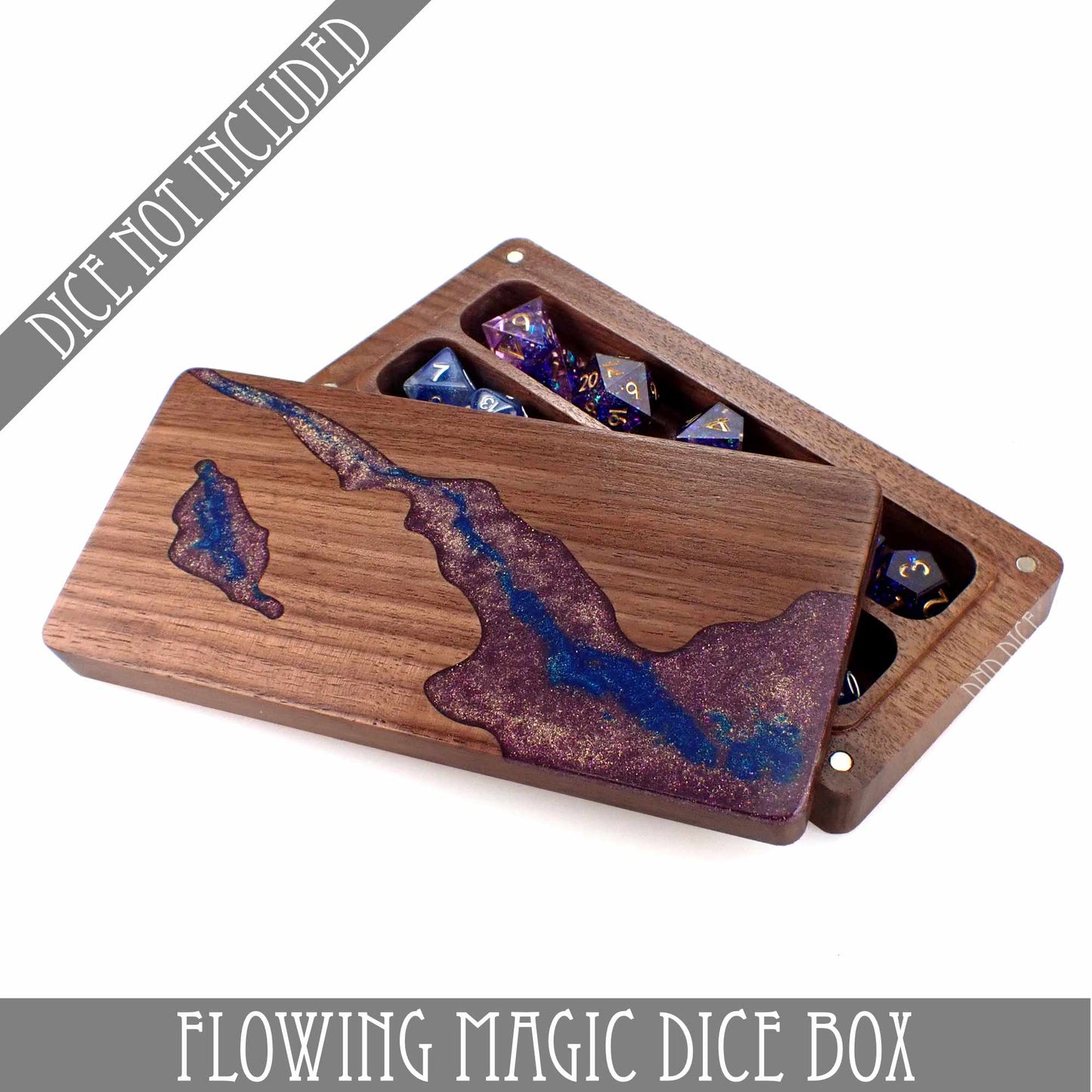 Flowing Magic Dice Box - Premium Dice Sets & Games from DND DICE - Just $40! Shop now at Game Crave Tournament Store