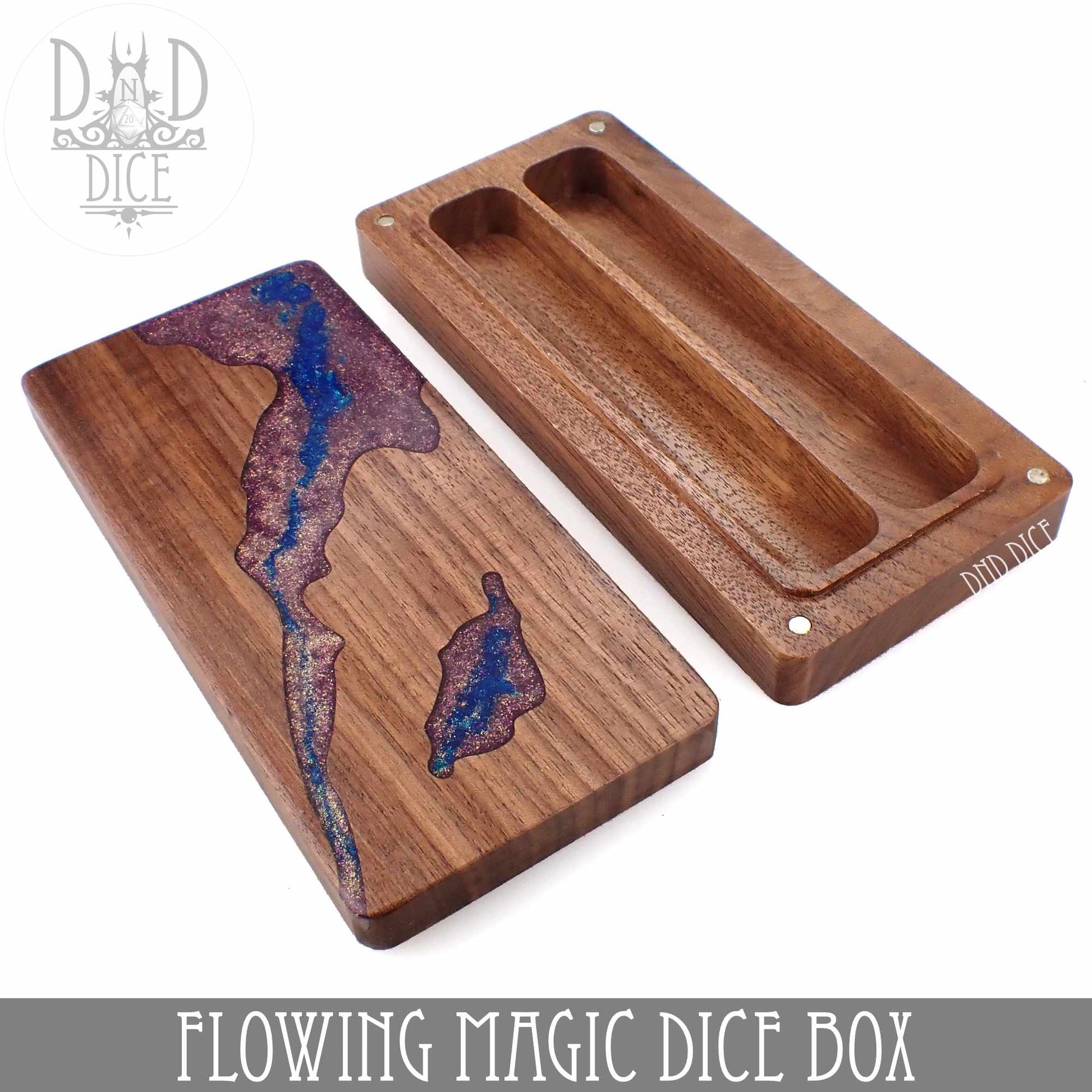 Flowing Magic Dice Box - Premium Dice Sets & Games from DND DICE - Just $40! Shop now at Game Crave Tournament Store