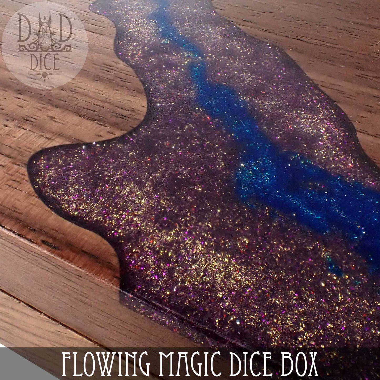 Flowing Magic Dice Box - Premium Dice Sets & Games from DND DICE - Just $40! Shop now at Game Crave Tournament Store