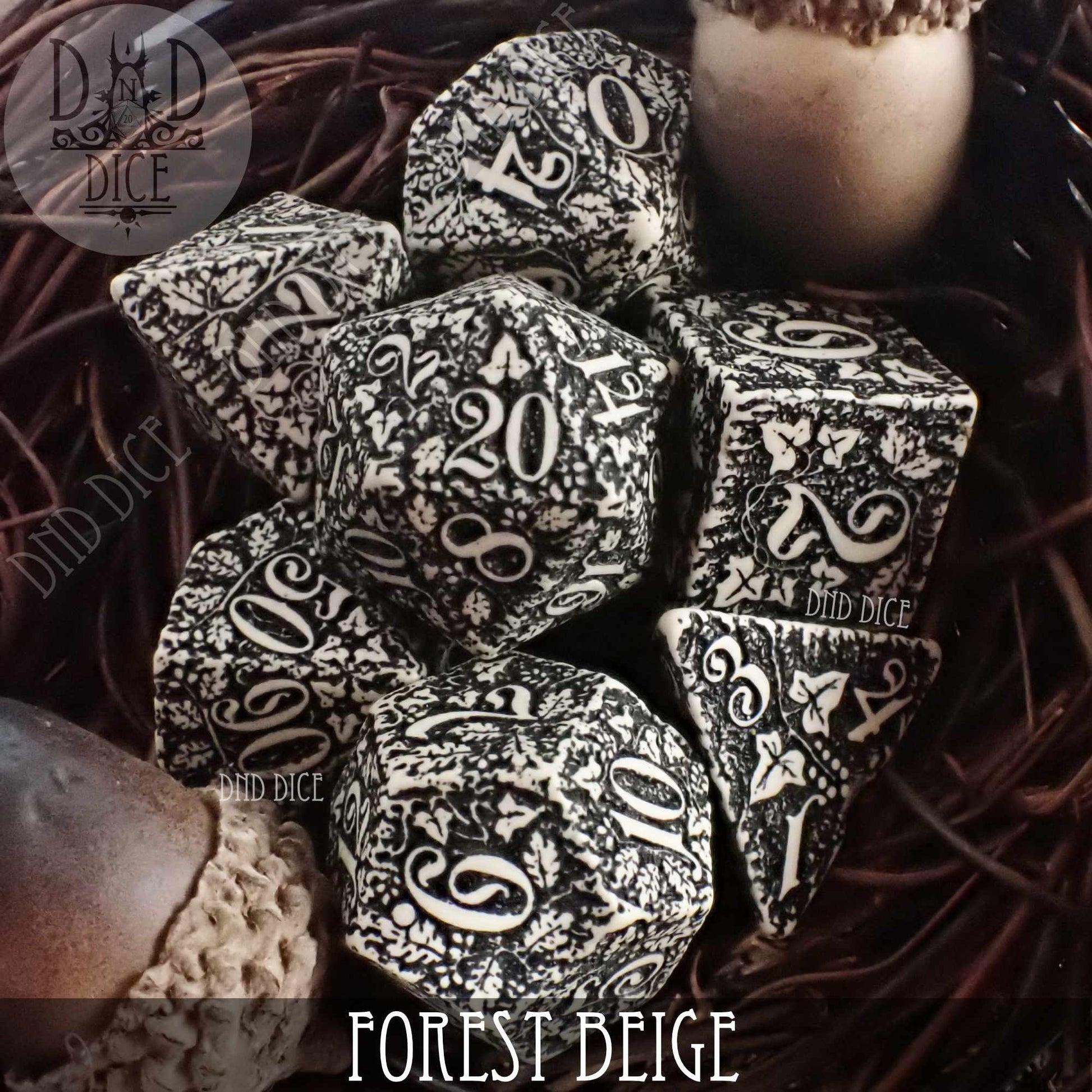 Forest Savannah Beige Set - Premium Dice Sets & Games from DND DICE - Just $19! Shop now at Game Crave Tournament Store