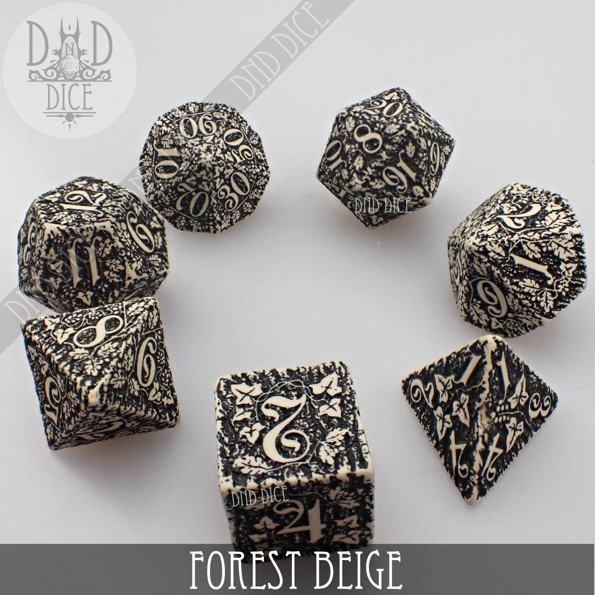 Forest Savannah Beige Set - Premium Dice Sets & Games from DND DICE - Just $19! Shop now at Game Crave Tournament Store