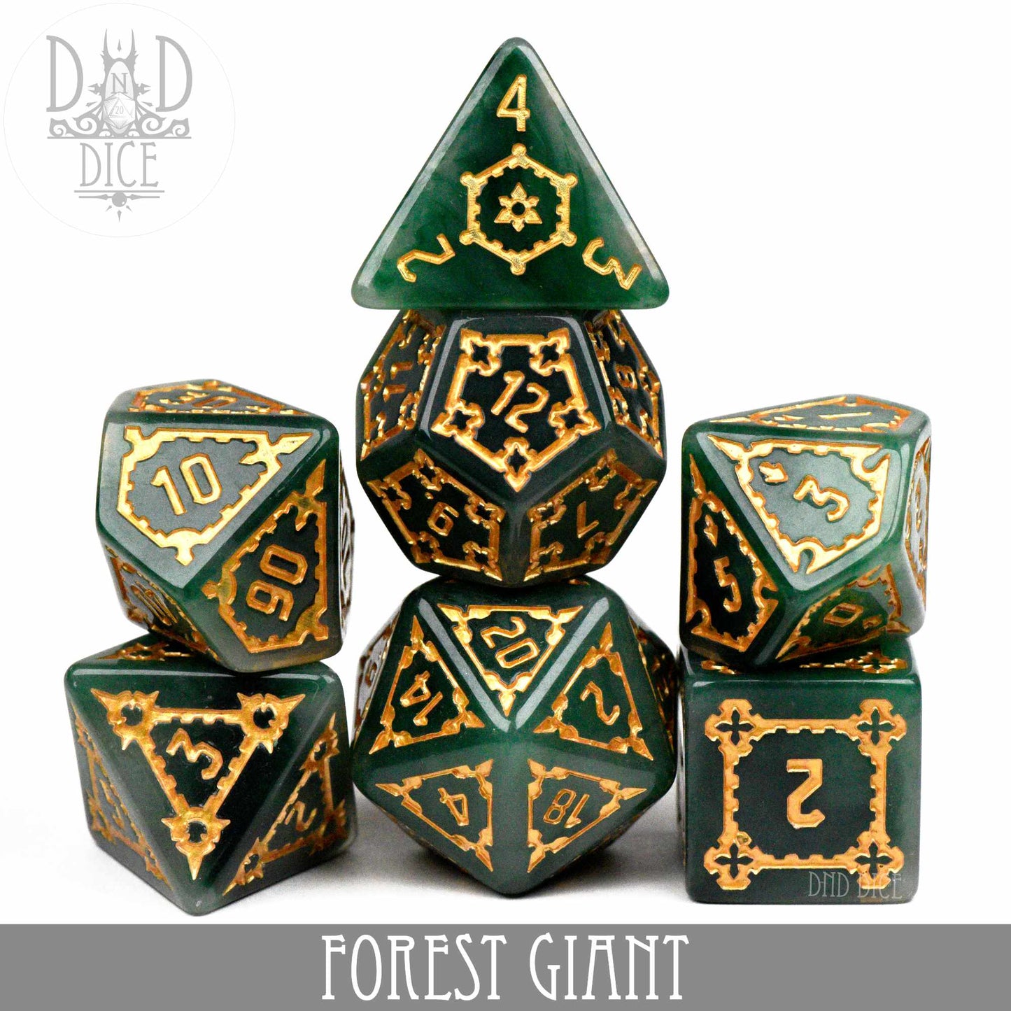 Forest Giant Dice Set (Oversize) - Premium Dice Sets & Games from DND DICE - Just $20! Shop now at Game Crave Tournament Store