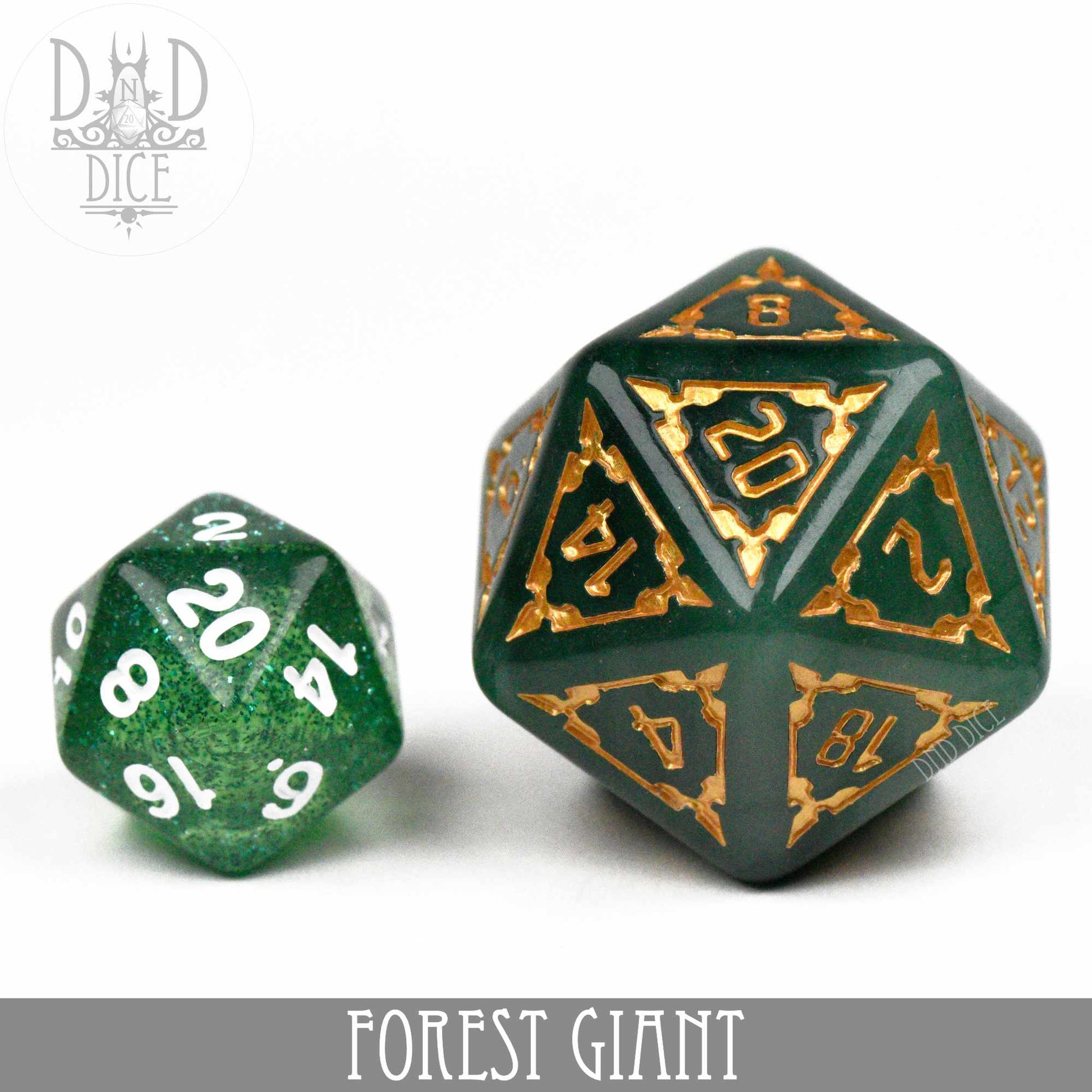 Forest Giant Dice Set (Oversize) - Premium Dice Sets & Games from DND DICE - Just $20! Shop now at Game Crave Tournament Store