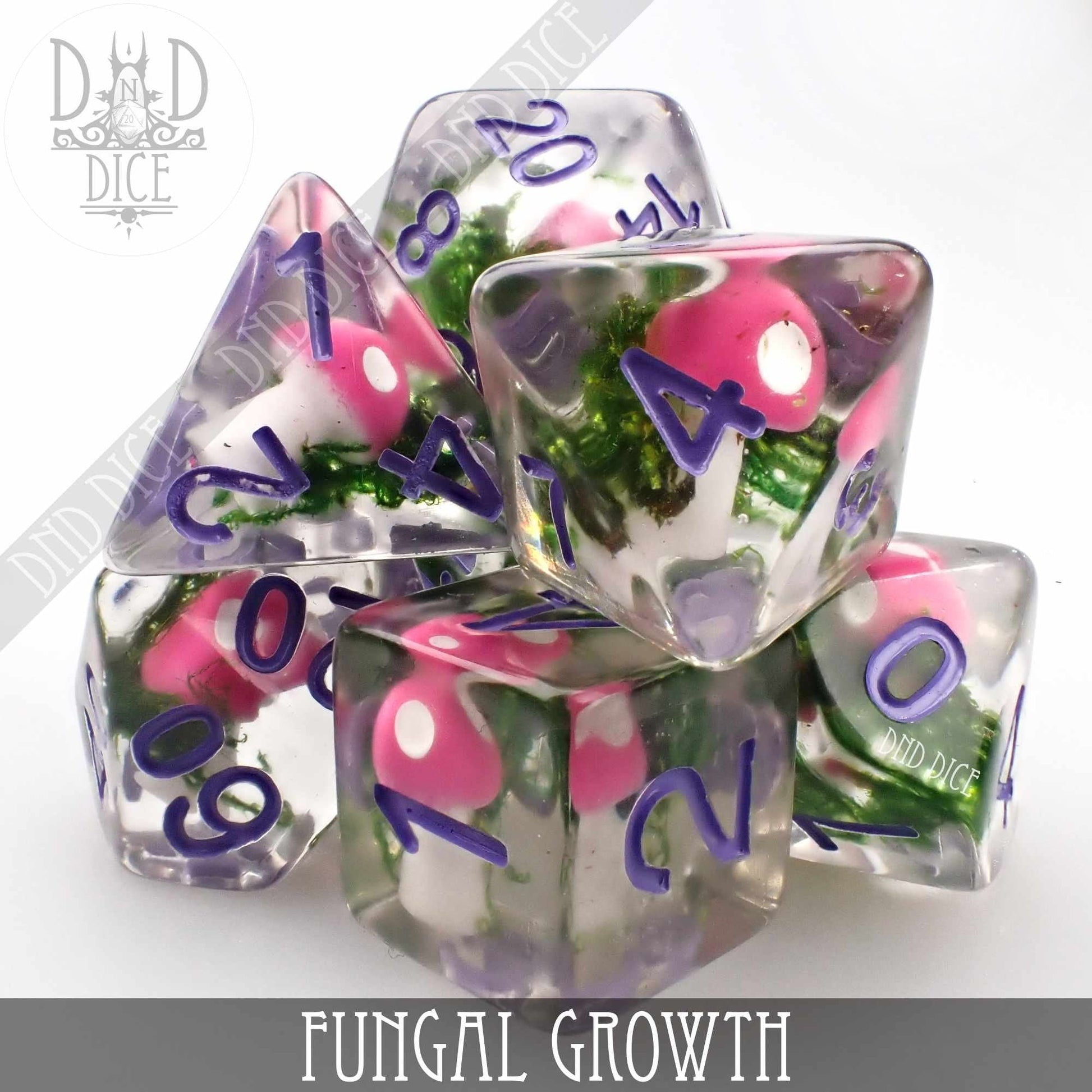 Fungal Growth Dice Set - Premium Dice Sets & Games from DND DICE - Just $15! Shop now at Game Crave Tournament Store