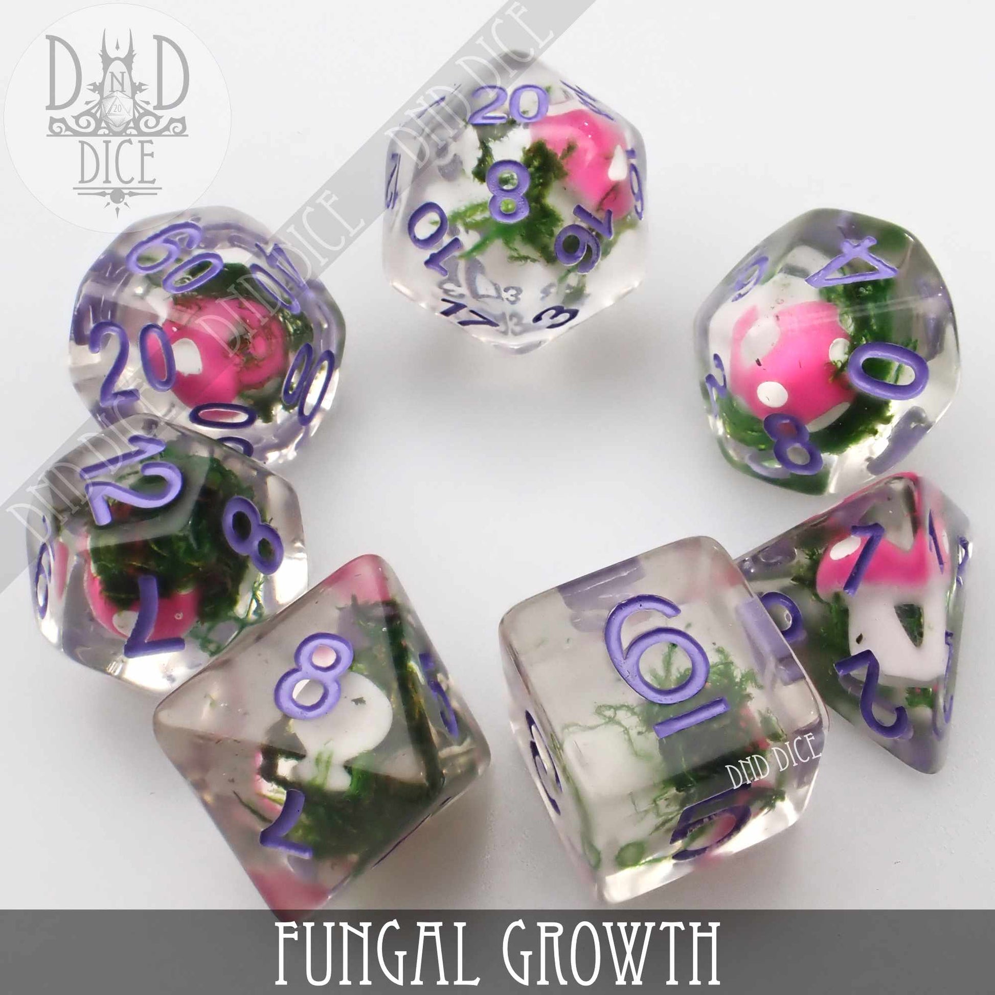 Fungal Growth Dice Set - Premium Dice Sets & Games from DND DICE - Just $15! Shop now at Game Crave Tournament Store