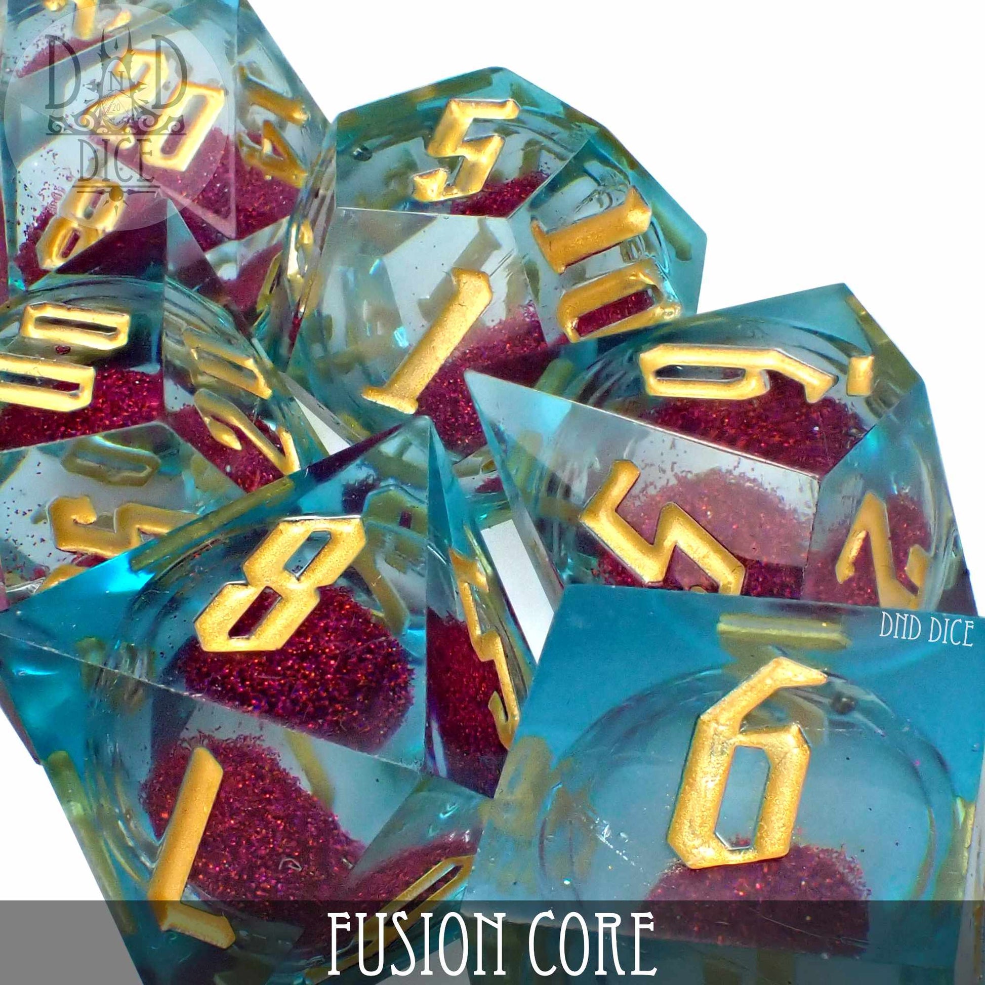 Fusion Core Liquid Core Dice Set - Premium Dice Sets & Games from DND DICE - Just $40! Shop now at Game Crave Tournament Store