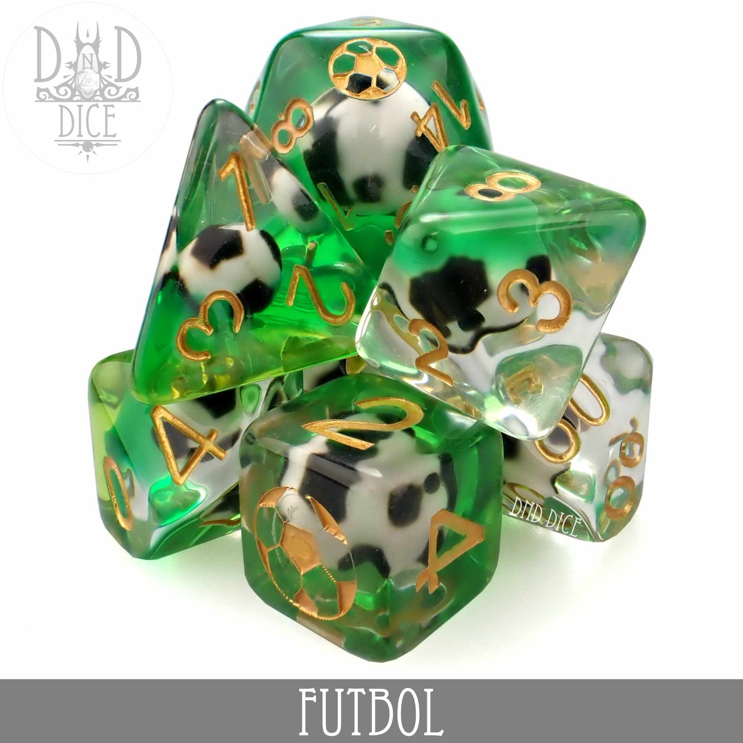 Futbol Dice Set - Premium Dice Sets & Games from DND DICE - Just $5.99! Shop now at Game Crave Tournament Store