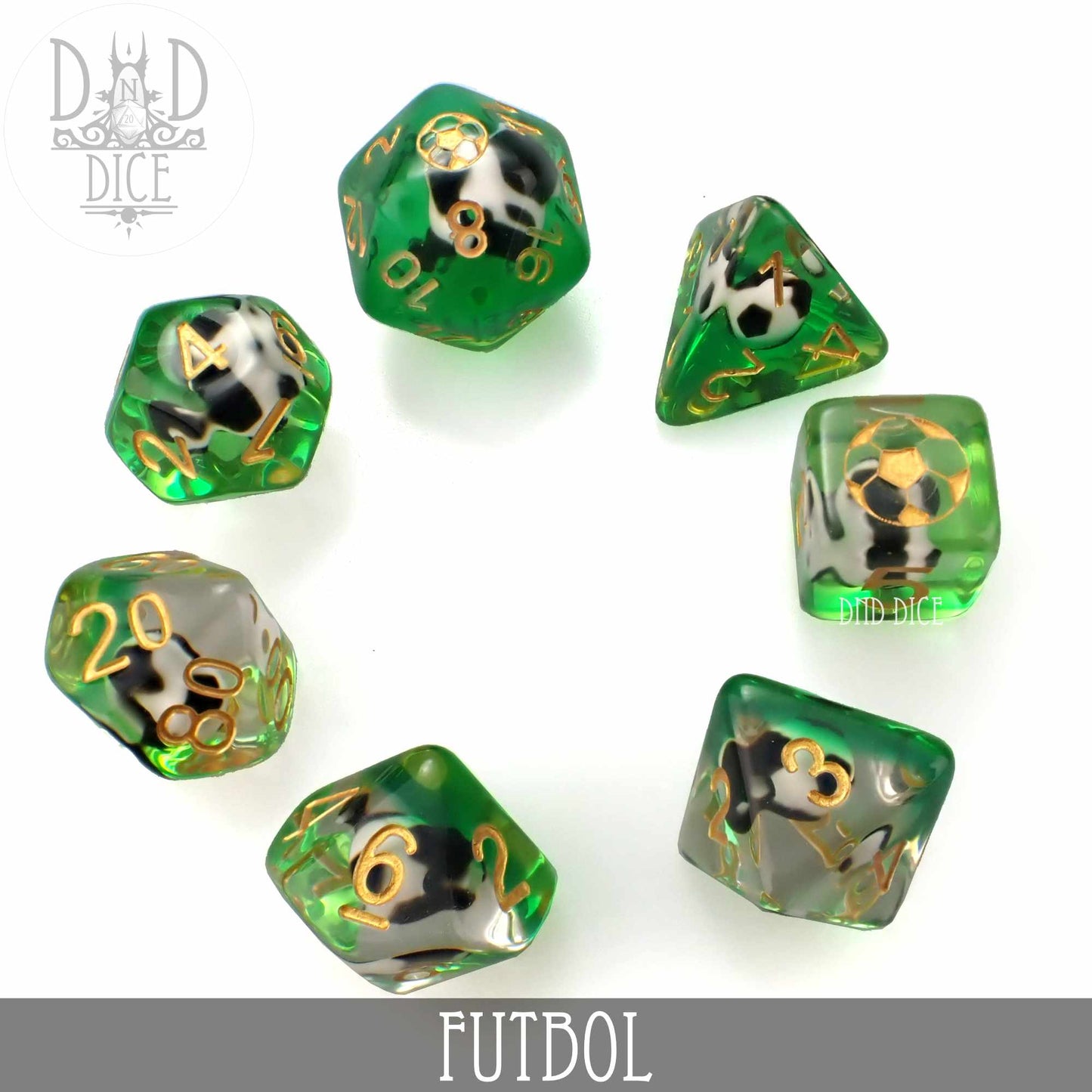 Futbol Dice Set - Premium Dice Sets & Games from DND DICE - Just $5.99! Shop now at Game Crave Tournament Store