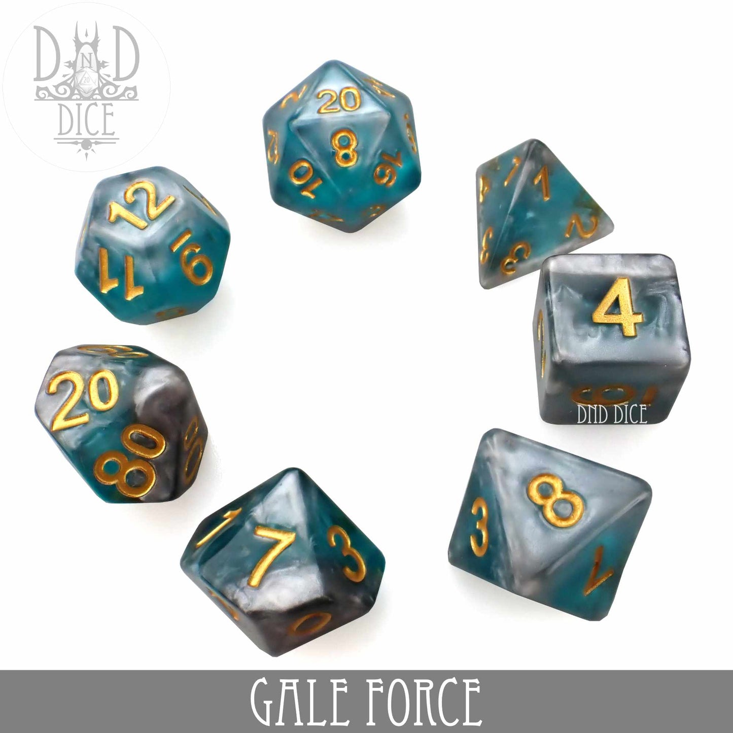 Gale Force Dice Set - Premium Dice Sets & Games from DND DICE - Just $12! Shop now at Game Crave Tournament Store