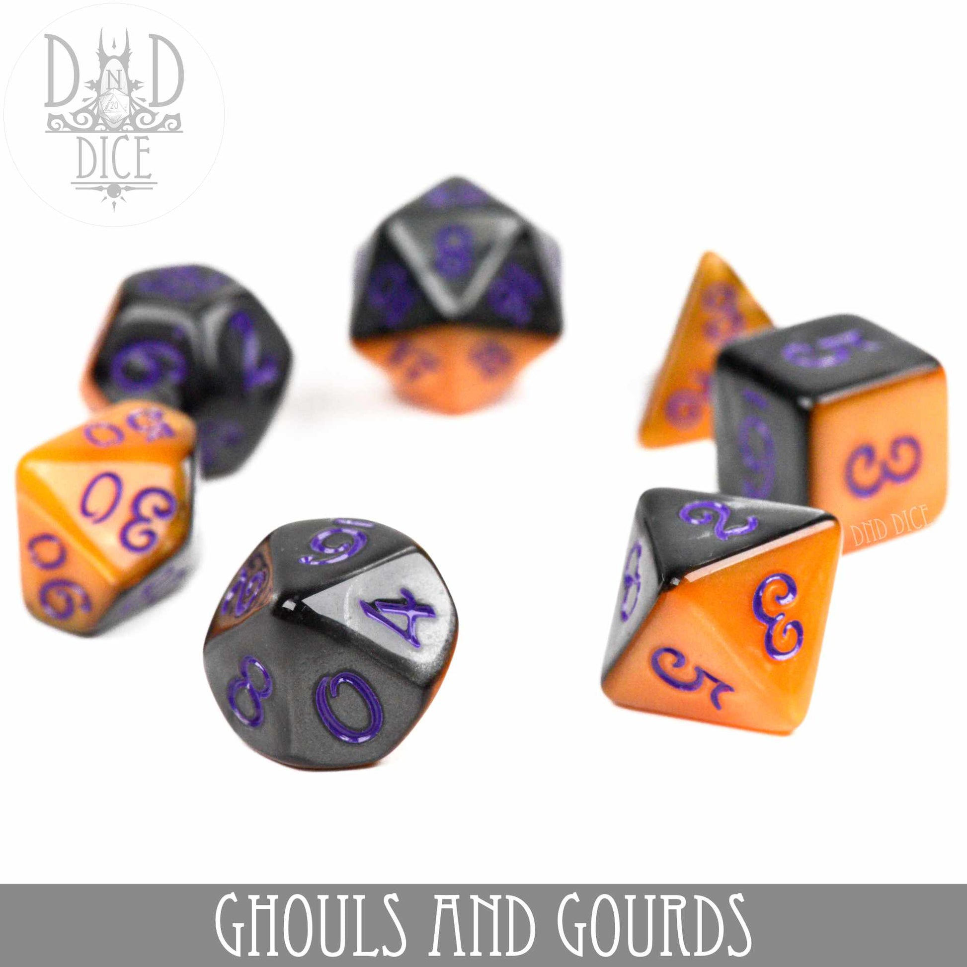 Ghouls and Gourds Dice Set - Premium Dice Sets & Games from DND DICE - Just $8! Shop now at Game Crave Tournament Store