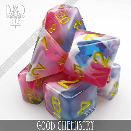 Good Chemistry Dice Set - Premium Dice Sets & Games from DND DICE - Just $12! Shop now at Game Crave Tournament Store