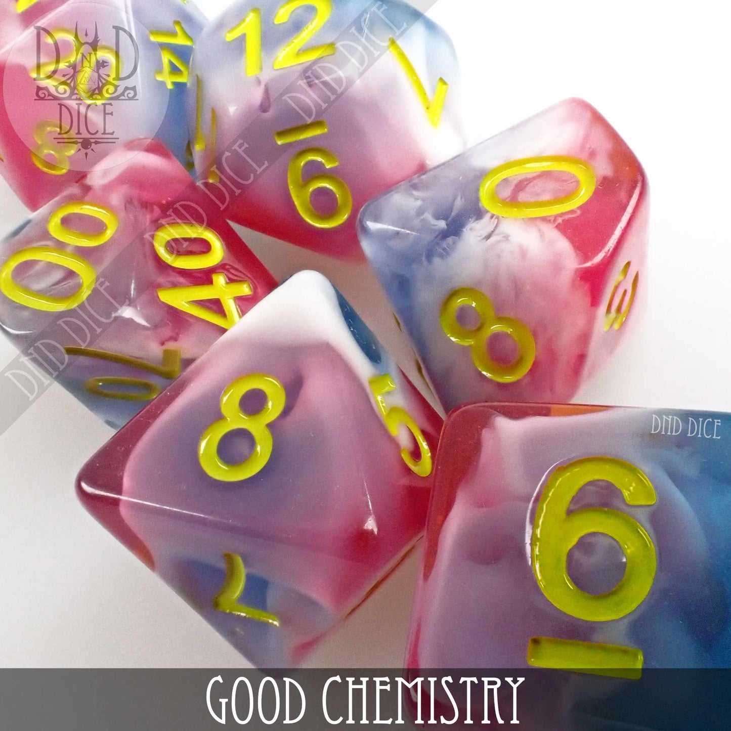 Good Chemistry Dice Set - Premium Dice Sets & Games from DND DICE - Just $12! Shop now at Game Crave Tournament Store