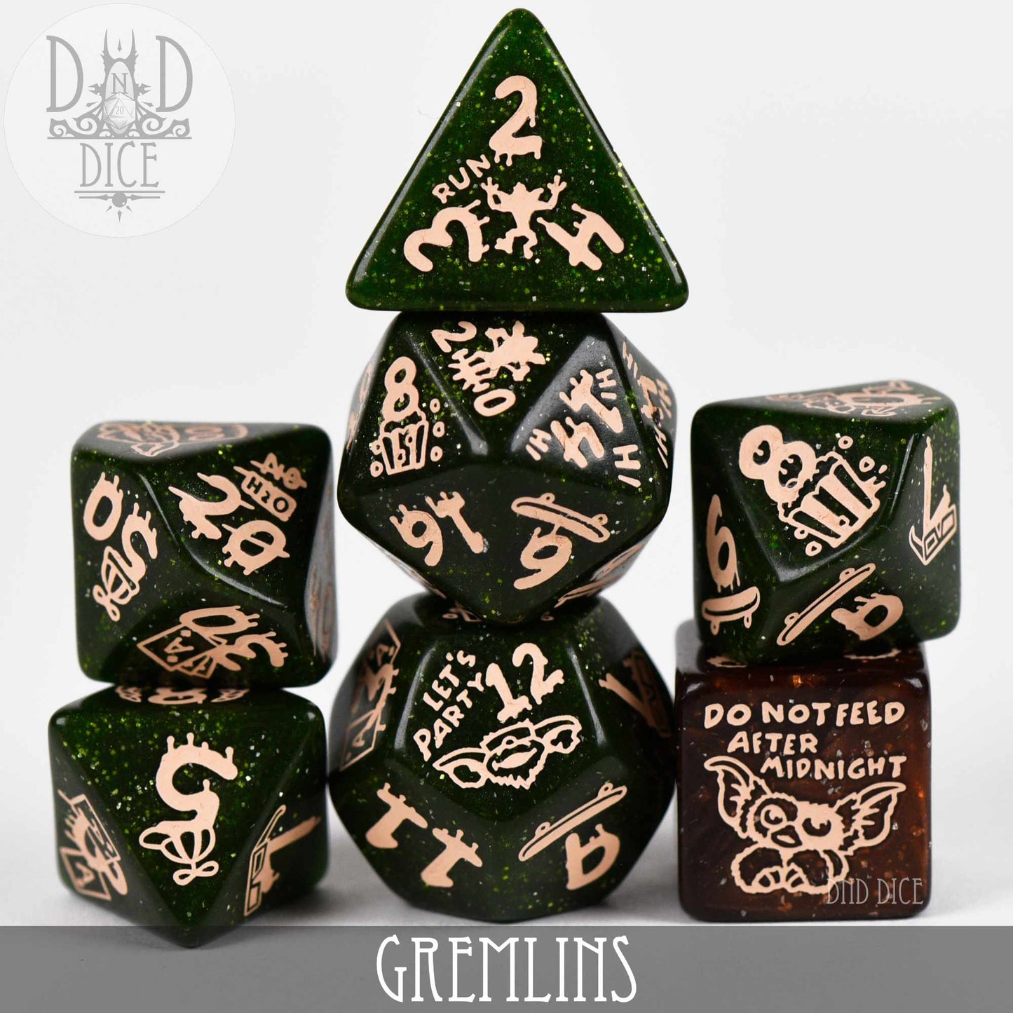 Gremlins Dice Set - Premium Dice Sets & Games from DND DICE - Just $20! Shop now at Game Crave Tournament Store